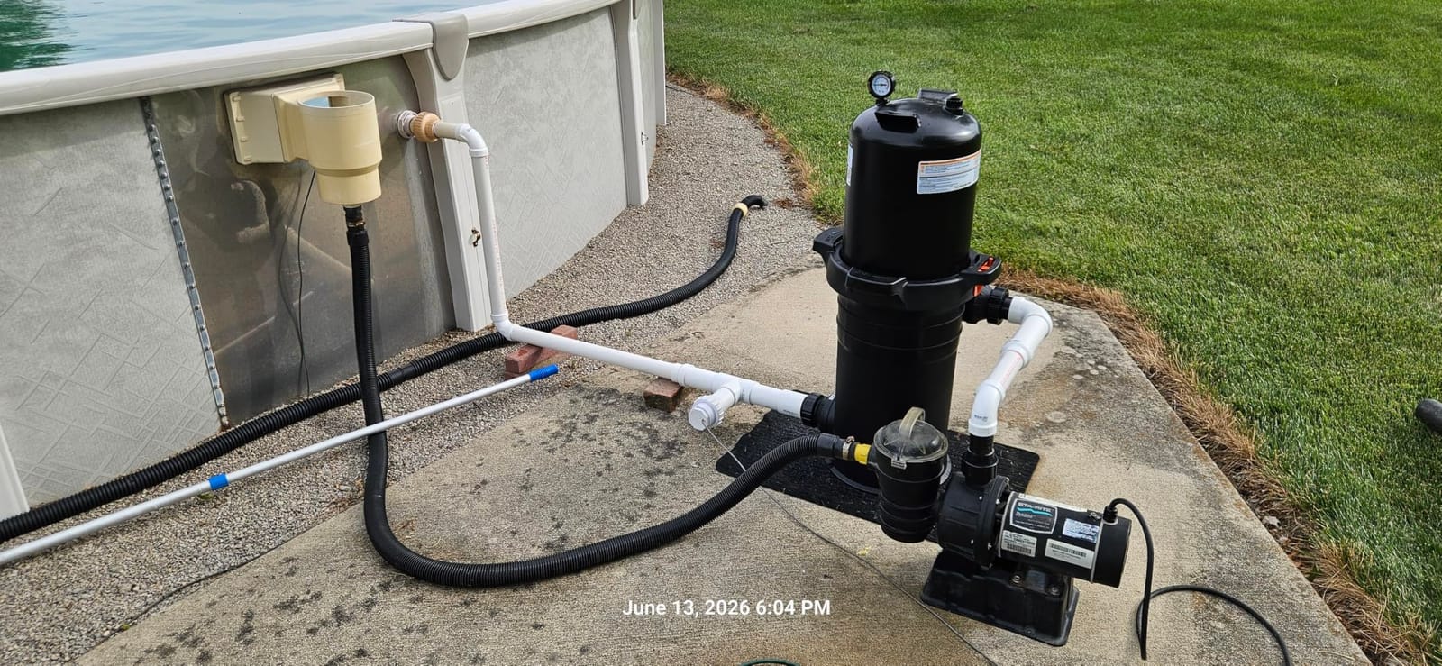 VEVOR 2026 Pro Pool Cartridge Filter System 200 sqft, Pool Filter for Inground & Above Ground Pools, Compatible W/Pumps 3HP~4HP | Up to 9827 GPH Max Flow, Pool Filters for Pools Up to 39625 Gallons customer photo 1