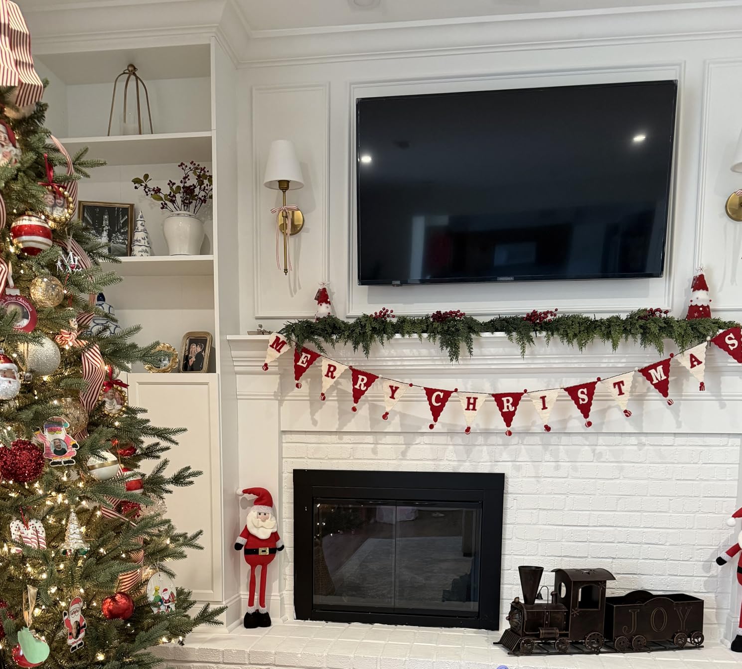 9FT Christmas Cedar Garland Real Touch Greenery for Mantle Decor customer photo 1