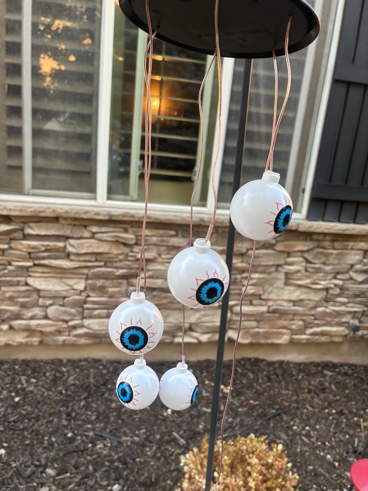 Winzwon Fall Decor Thanksgiving Decorations Solar Lights Wind Chimes | Hanging Maple Leafed Halloween Autumn Decorations, Birthday Gifts for Women, Outside Garden Yard Patio Porch Decor customer photo 1