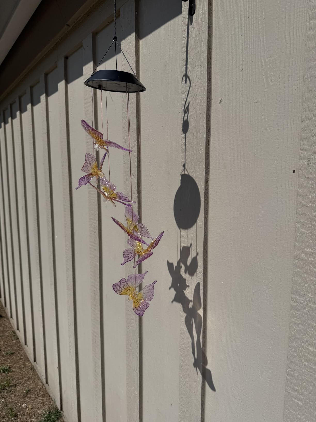 Winzwon Fall Decor Thanksgiving Decorations Solar Lights Wind Chimes | Hanging Maple Leafed Halloween Autumn Decorations, Birthday Gifts for Women, Outside Garden Yard Patio Porch Decor customer photo 2