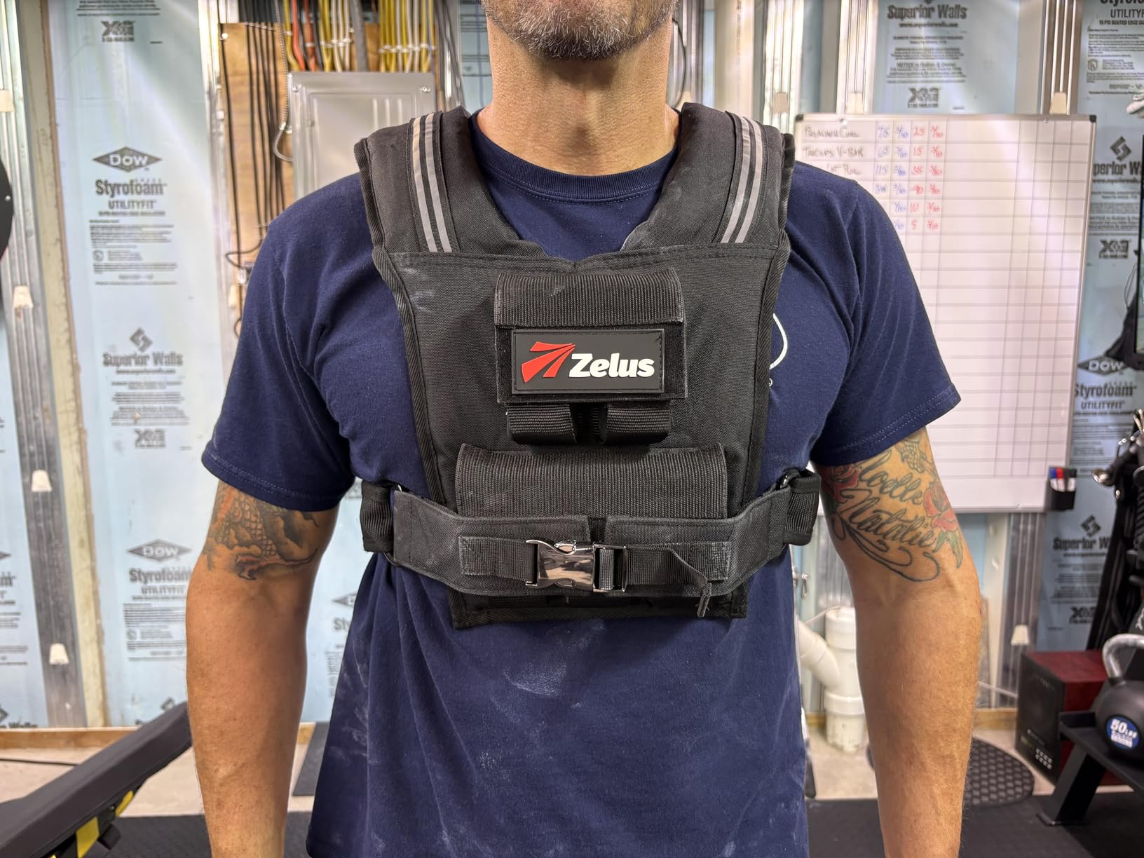 ZELUS Weighted Vest Men, 23lbs/36lbs/45lbs Adjustable Weight Vest customer photo 2
