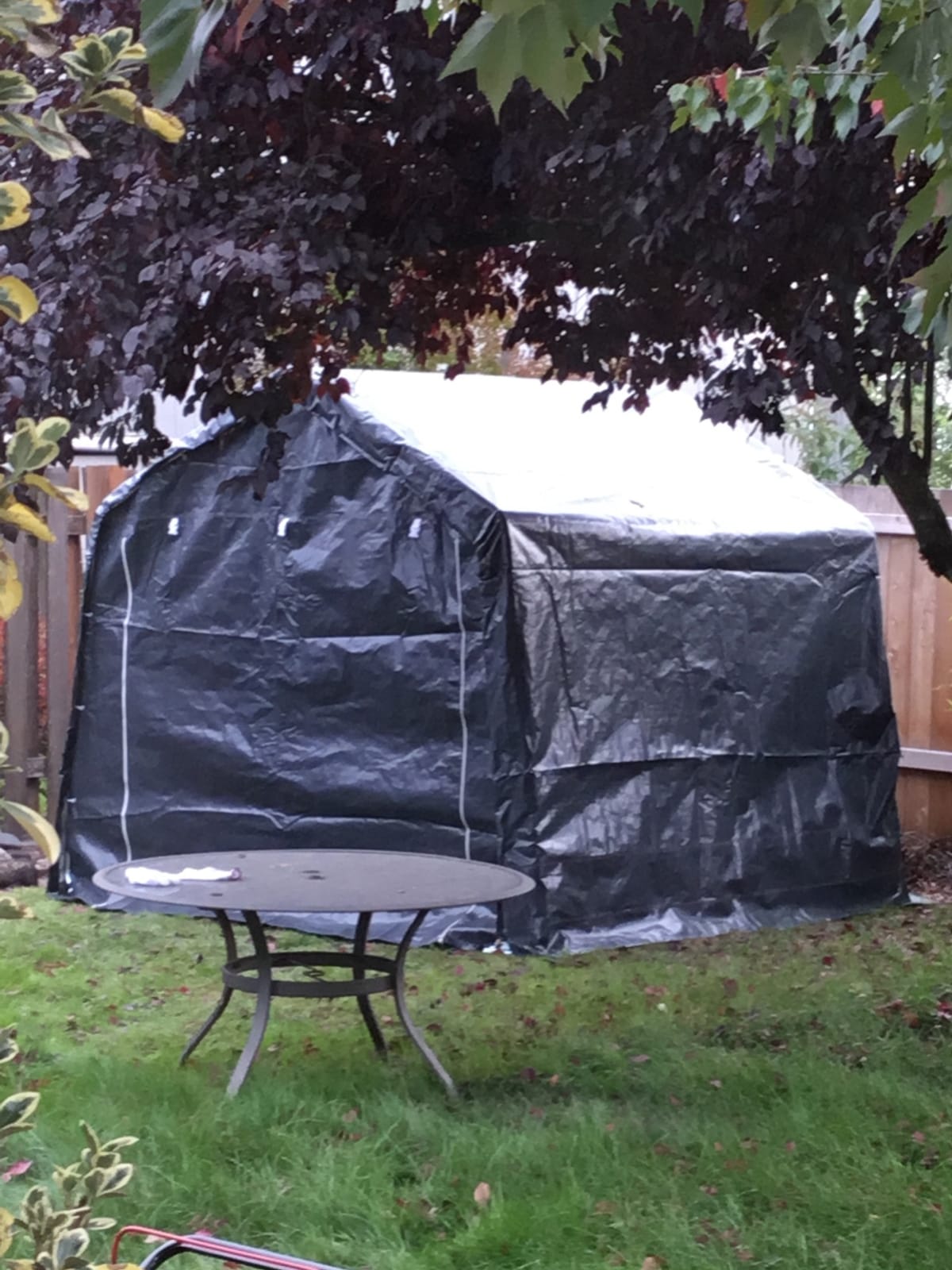 Quictent Heavy Duty 8x14FT Carport Storage Shelter with Roll-Up Door&Vents customer photo 2