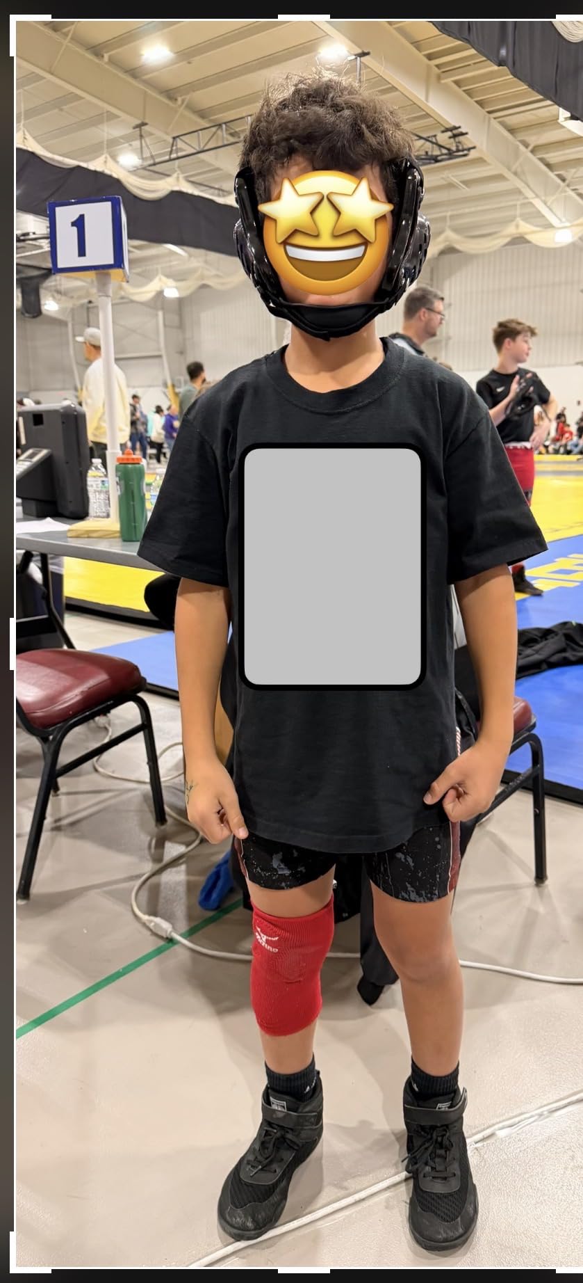 Trymaker Wrestling Headgear, Head Gear for Men and Youth with Chin Cup customer photo 2