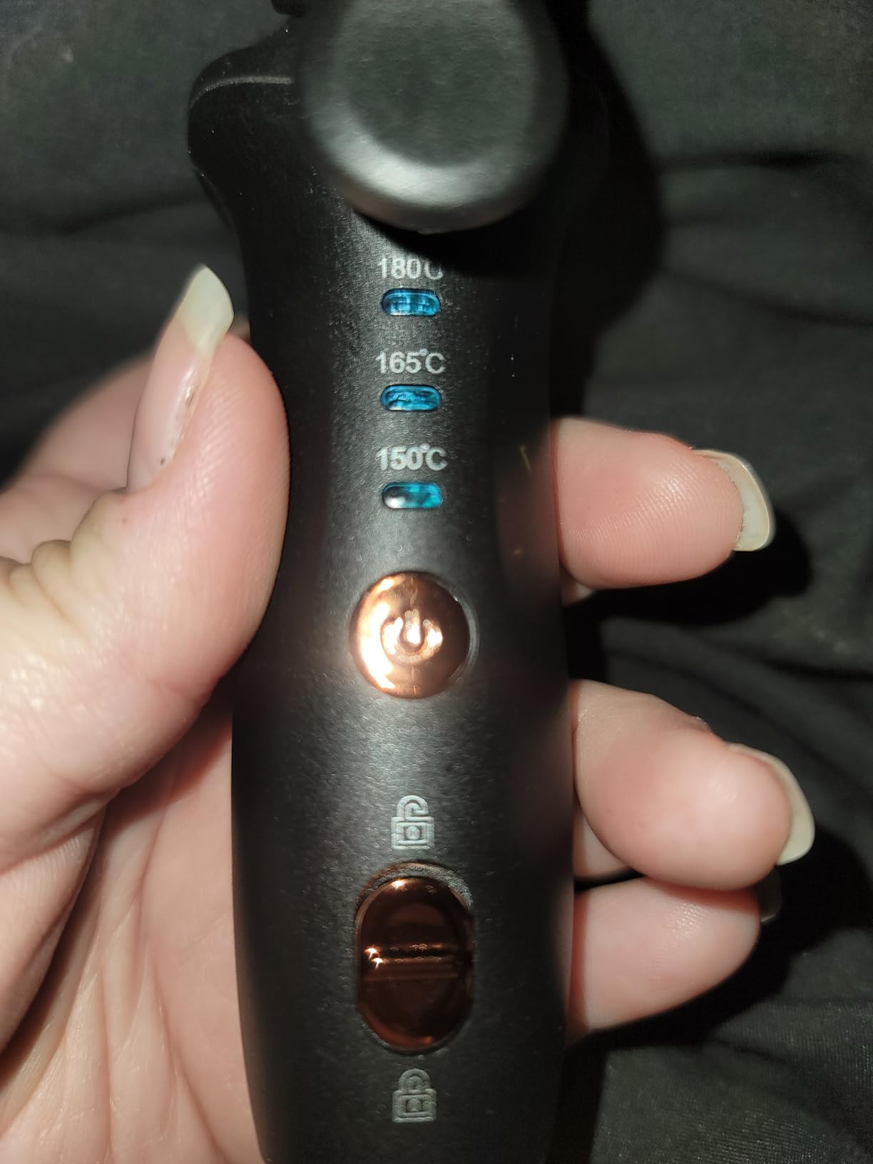 Cordless Curling Iron Hair Curler: Mini USB Rechargeable 4000 mAh 3 Temp Setting Travel Portable 200 Million Negative Ion for Long Short Hair customer photo 1