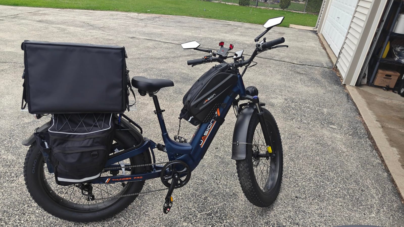 Jasion Thunder Electric Bike,1800W Peak Ebikes for Adults,26''Fat Tire Best Ebike for Men,80 Miles with 864Wh Battery,30+MPH Max Speed Bicycles,400LB Capacity,Certified by UL2849 customer photo 1