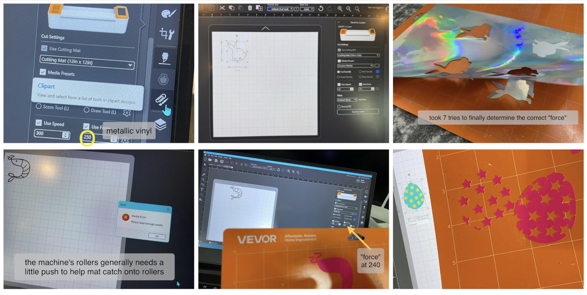 VEVOR Cutting Machine, Automatic Edge Detection Vinyl Cutter Machine with Design Software and Materials, Compatible with Multiple File Formats, for Creating Customized DIY Crafts, Cards, Stickers customer photo 1