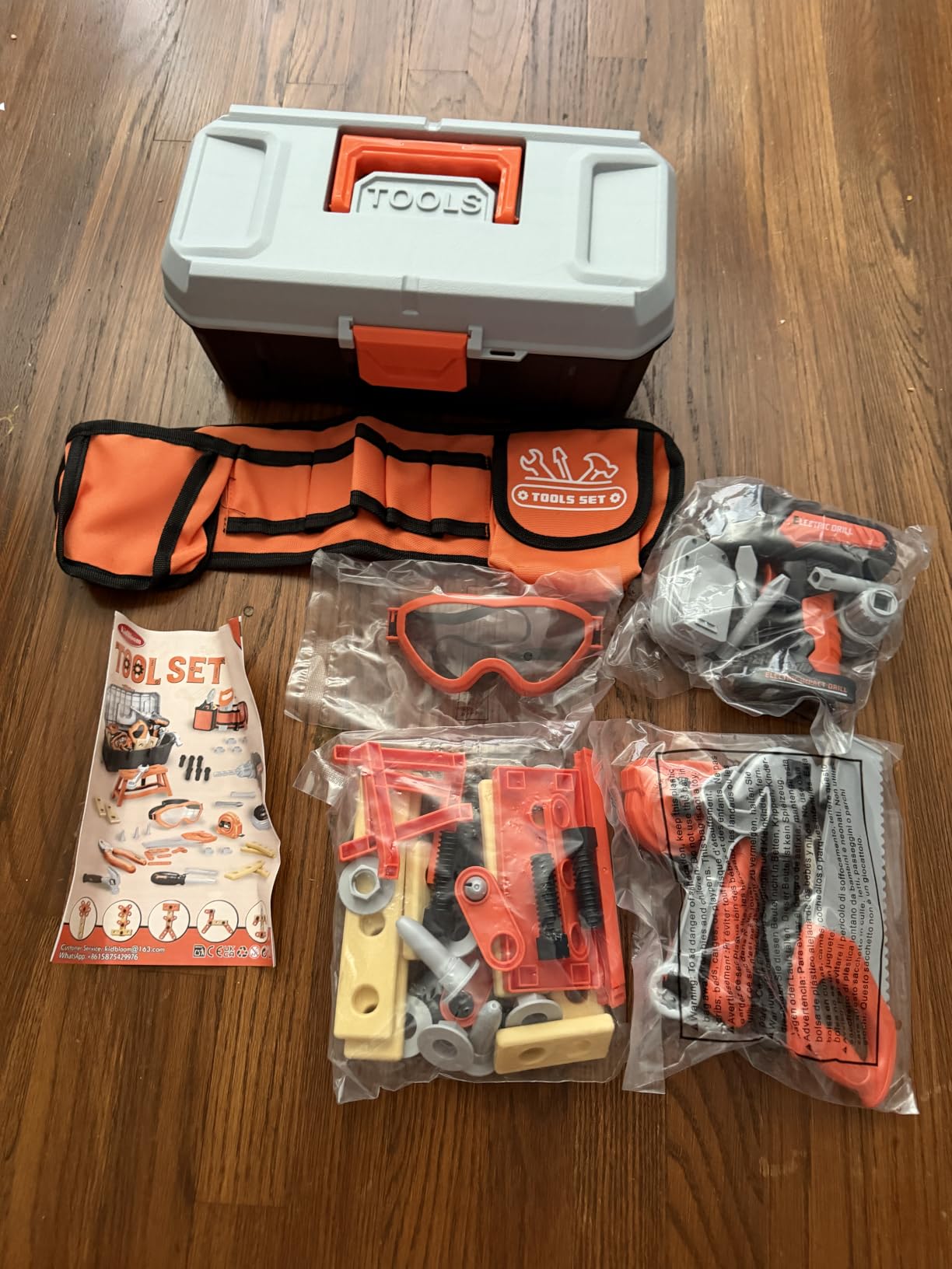 KidBloom Kids Tool Set, 50 Pcs Construction Toys, Toys for 3 Year Old Boys customer photo 1