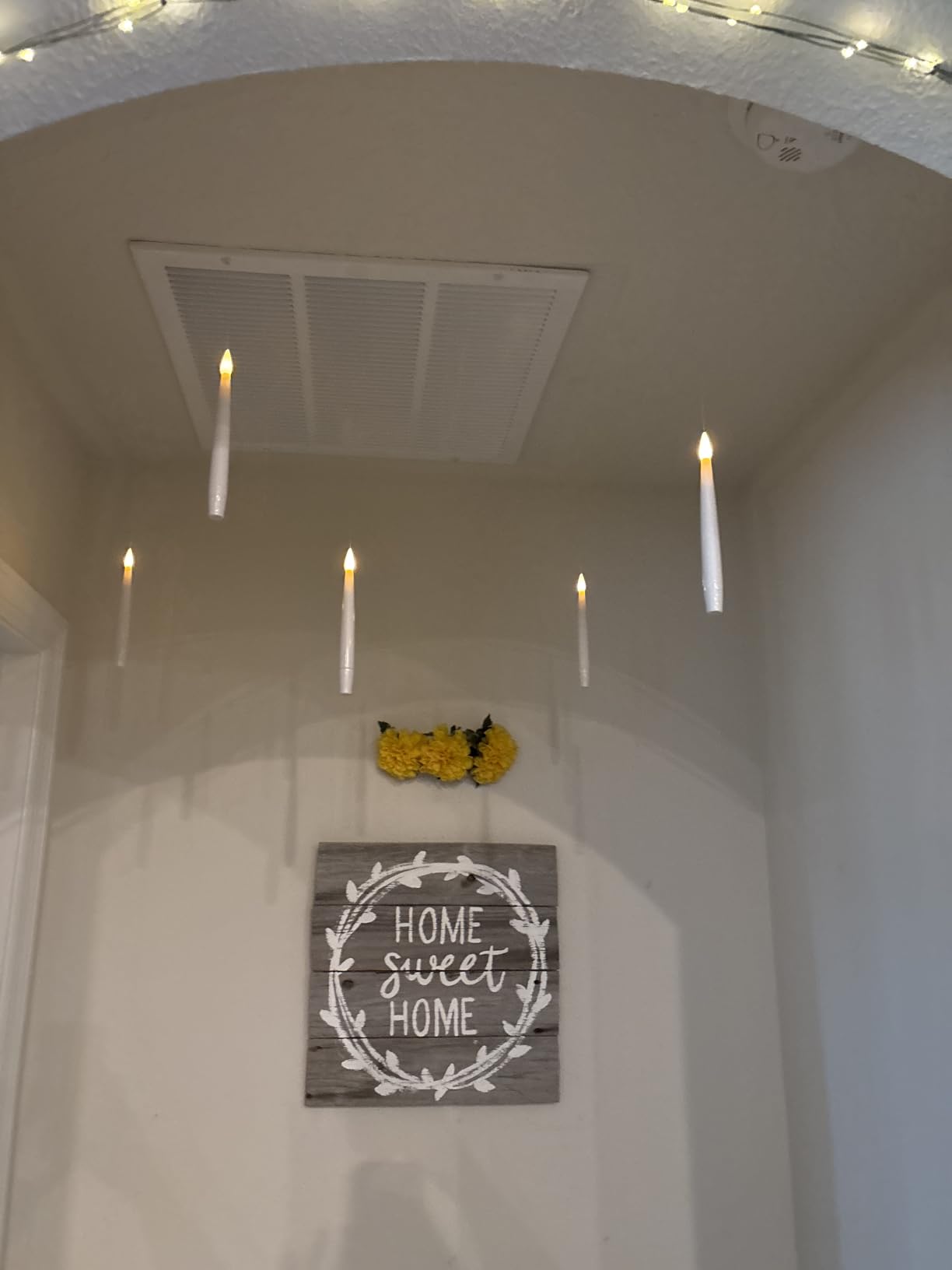 GenSwin Rechargeable Flameless Taper Candles Charging Base & 2 Remote Ivory customer photo 2