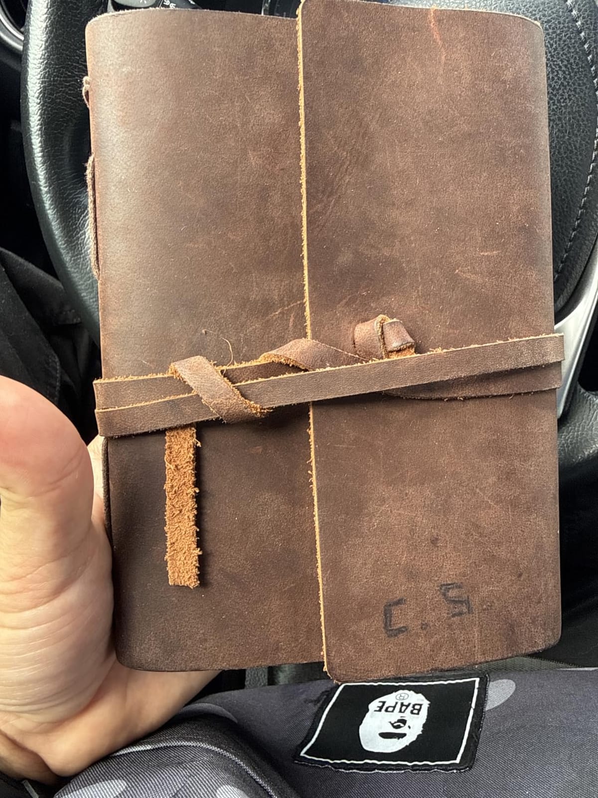 CooLeathor Large Notebook Journal - Genuine Leather Journals for Writing A4 Size Diary 8x10 Inch, Notepad For Women and Man, Gifts,Work,Travel Dark Green customer photo 1