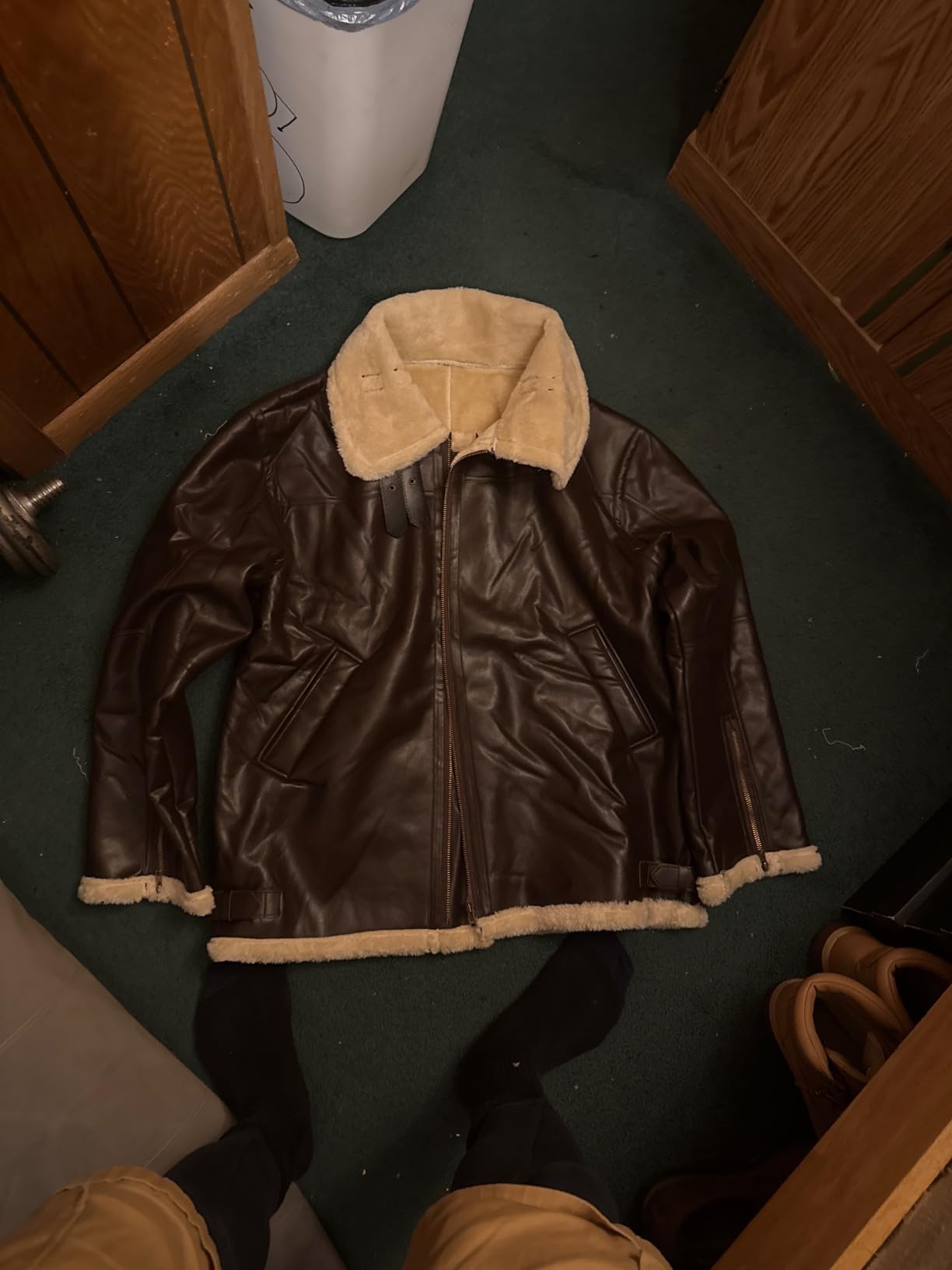 Levi's Men's Faux Shearling Aviator Jacket Coat customer photo 1