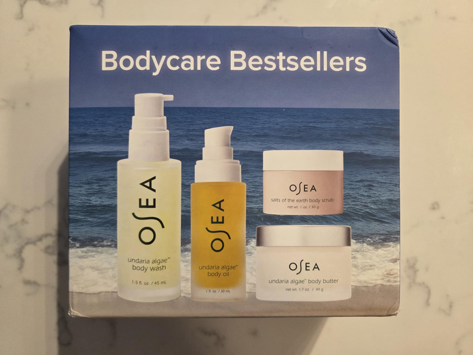 OSEA Bodycare Bestsellers, 4-Piece Travel-friendly Set, Intense Hydration customer photo 1