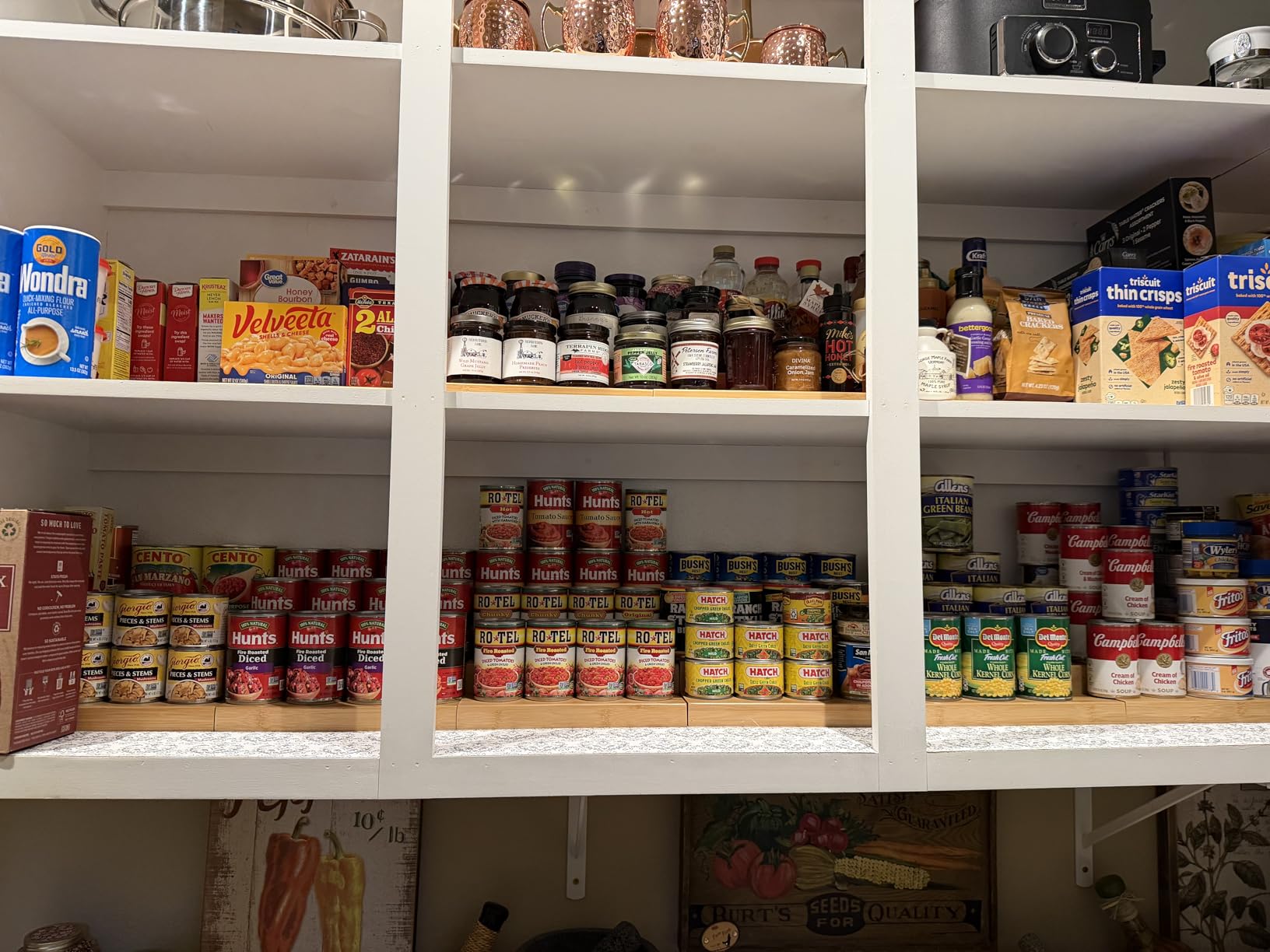 Expandable Bamboo Can Rack Organizer for Pantry, 3-Tier Adjustable Can Storage Holder, Soda Organizer Holds Up to 24 Cans, Canned goods Storage Display for Pantry, Cabinet, Countertop (patent pending) customer photo 1