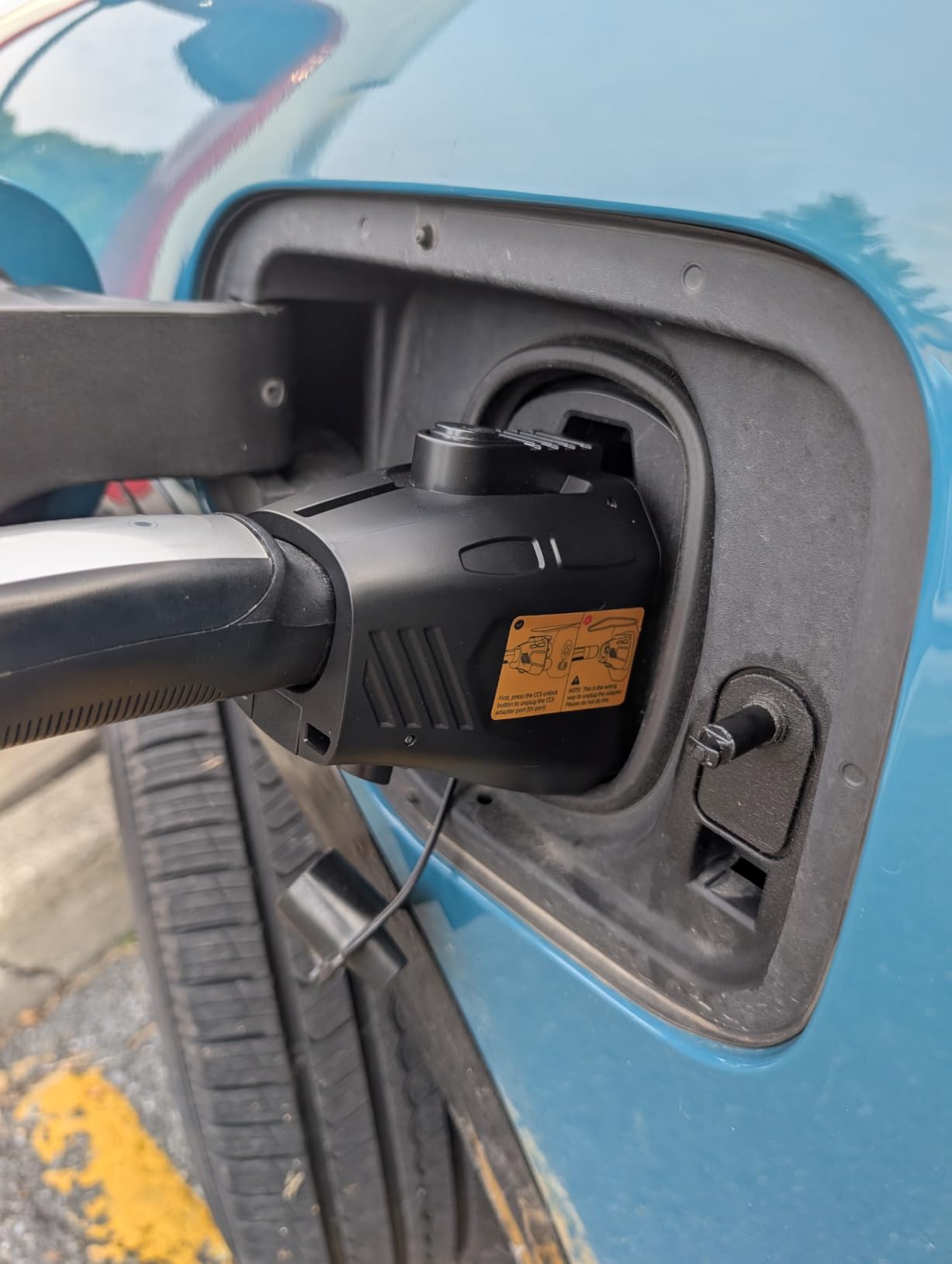 FOCSPROD for NACS to CCS Adapter with Interlock, Max 500A 1000V Fast Charge for Tesla Supercharger Adapter, CCS1 Electric Vehicle Charger Compatible with Tesla Superchargers -UL 2252 customer photo 2