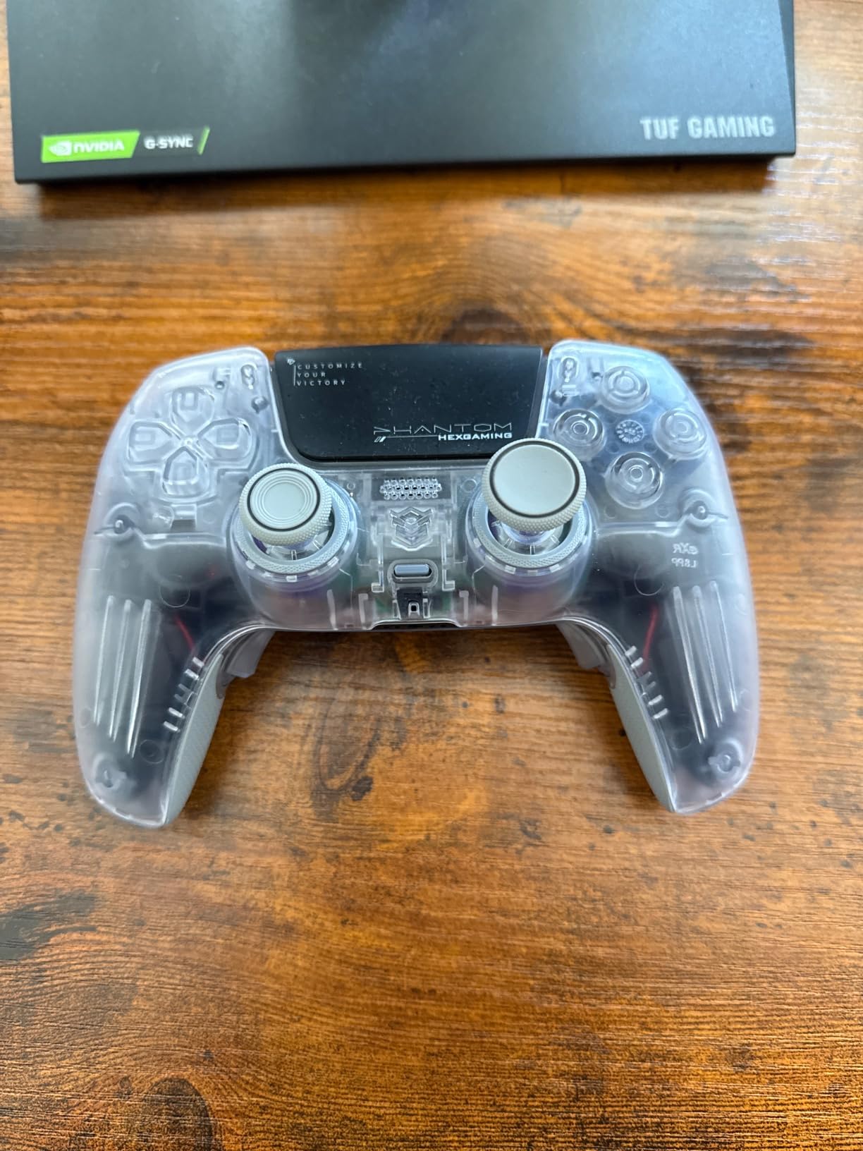 HEXGAMING PHANTOM Wireless Controller Compatible with PS5, Static Emerald customer photo 1