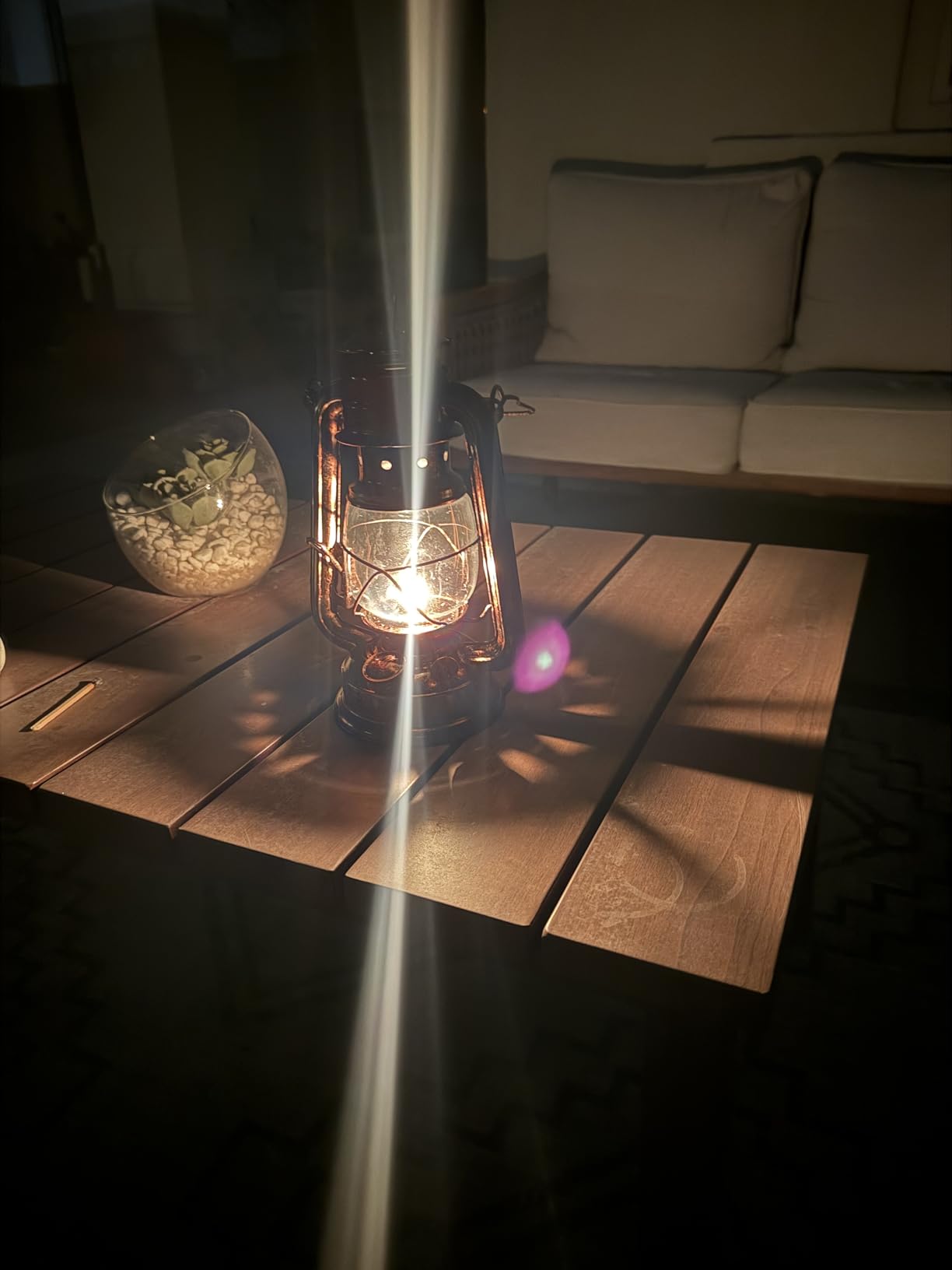 YAKii 2 Pack Vintage Oil Lamp Hurricane Lantern Kerosene Lantern for Indoor Outdoors Decorative Hanging Metal Oil Lanterns with Wick for Hiking Emergency Camping Party Decoration customer photo 1