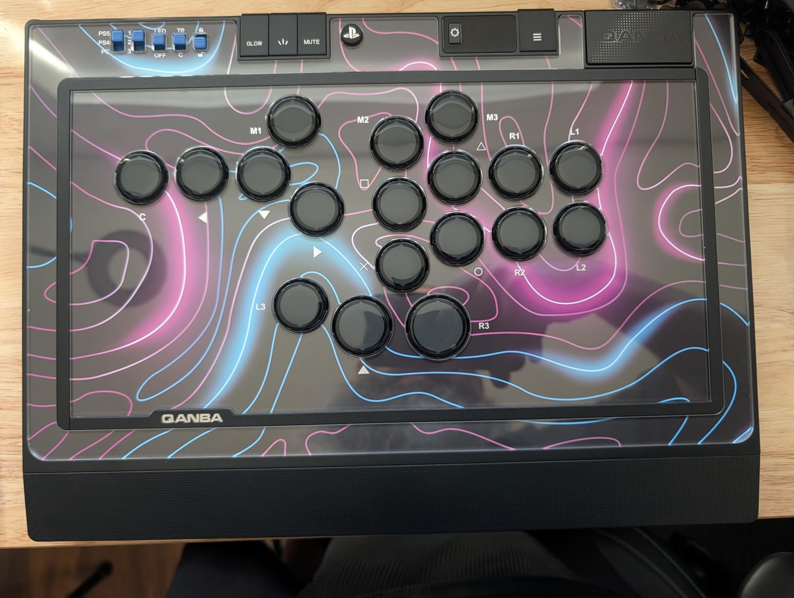 Qanba Sapphire S1 Leverless Arcade Controller Joystick for PlayStation 5 and PlayStation 4 and PC (Fighting Stick) Officially Licensed Sony Product, Detachable Joystick, Tournament Grade for Fighting Games customer photo 1