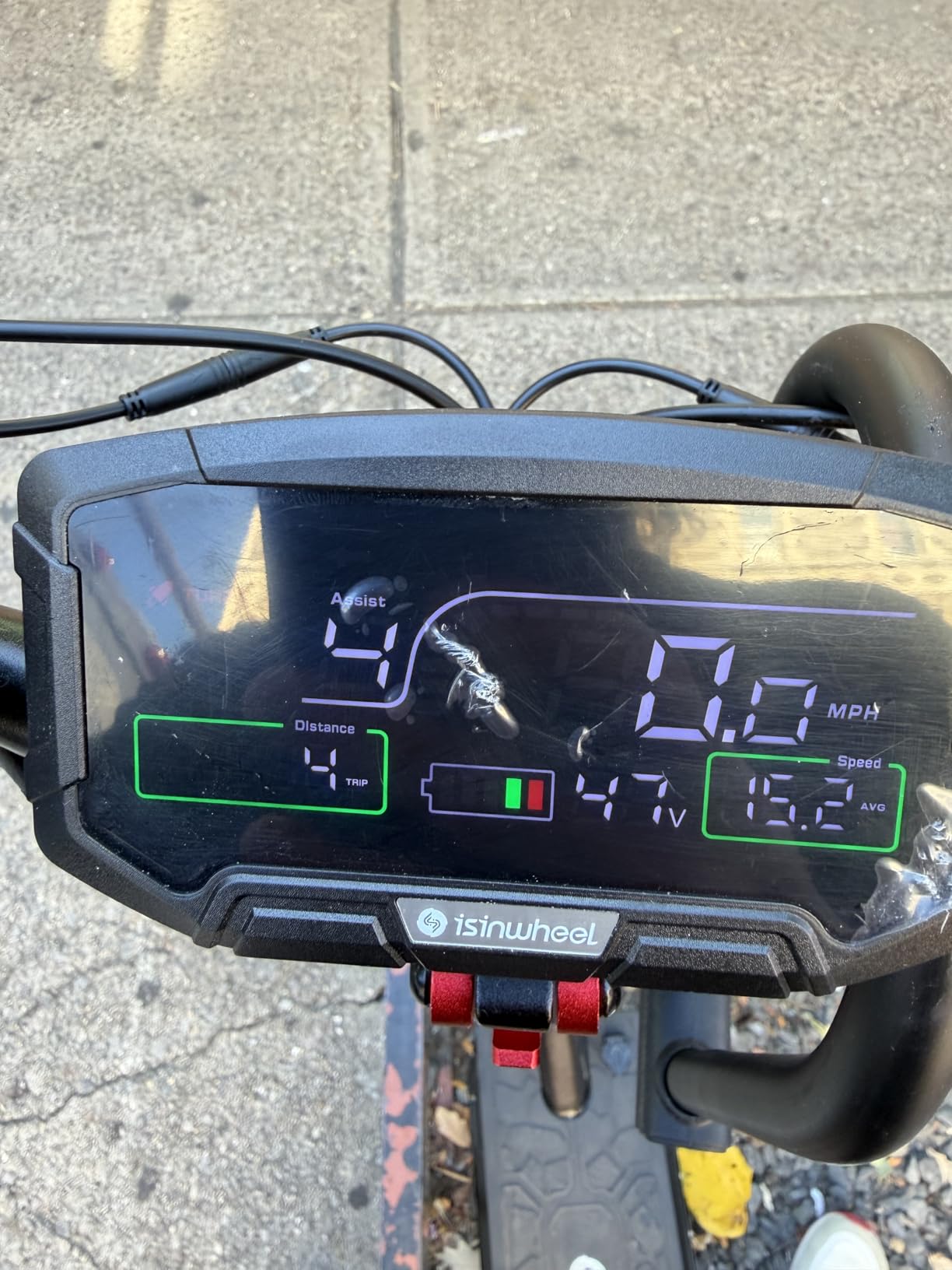 isinwheel GT1 Electric Scooter, 28 MPH, 800W, 28-Mile Range, Off-Road customer photo 2