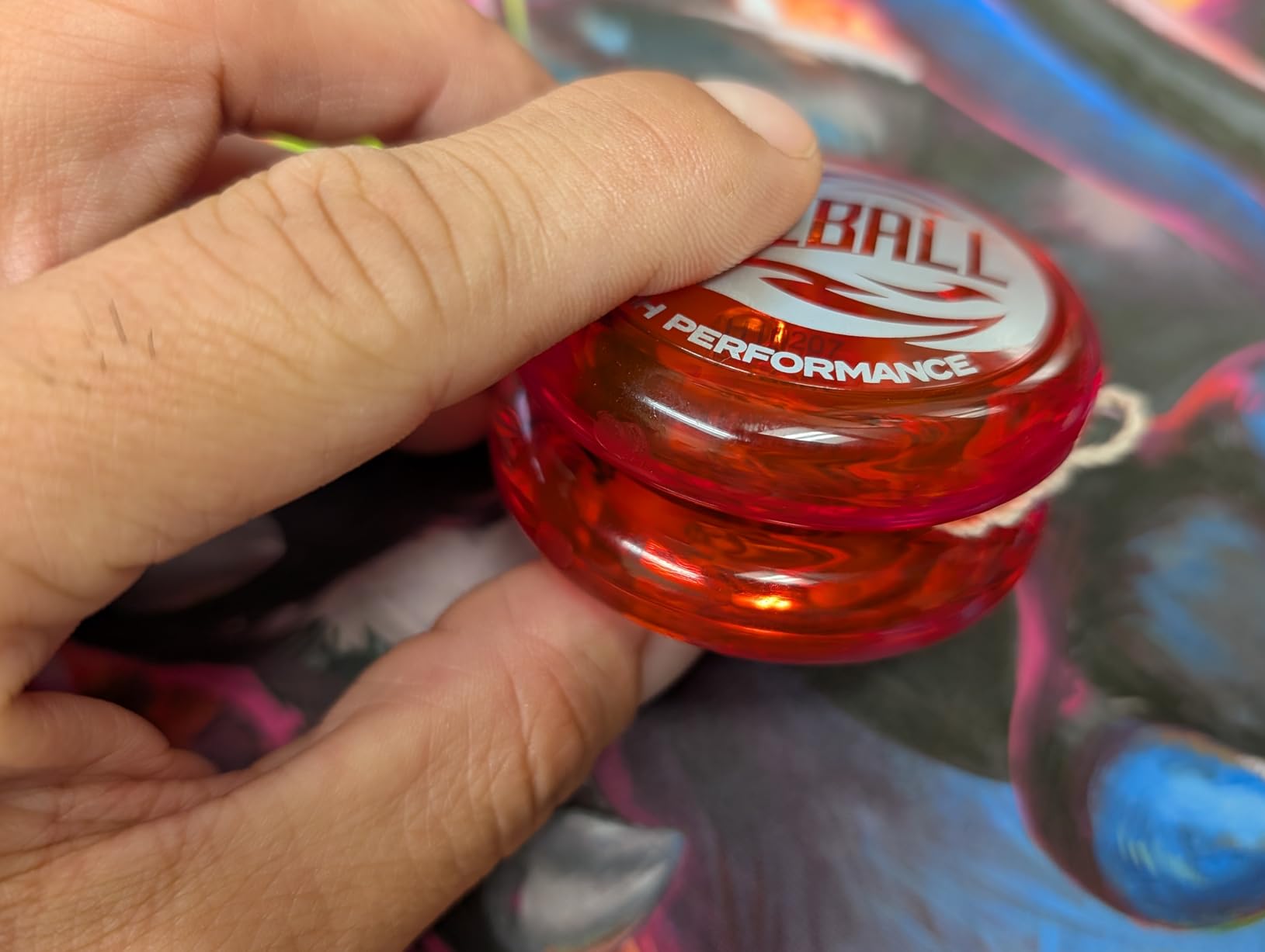 Yomega Yoyo Legendary Spinners Packs - Beginner, Intermediate and Pro Level String Trick Play. Includes 5 Extra Strings + 3 Month Warranty (Brain Fireball Black Cap Spectrum) customer photo 1
