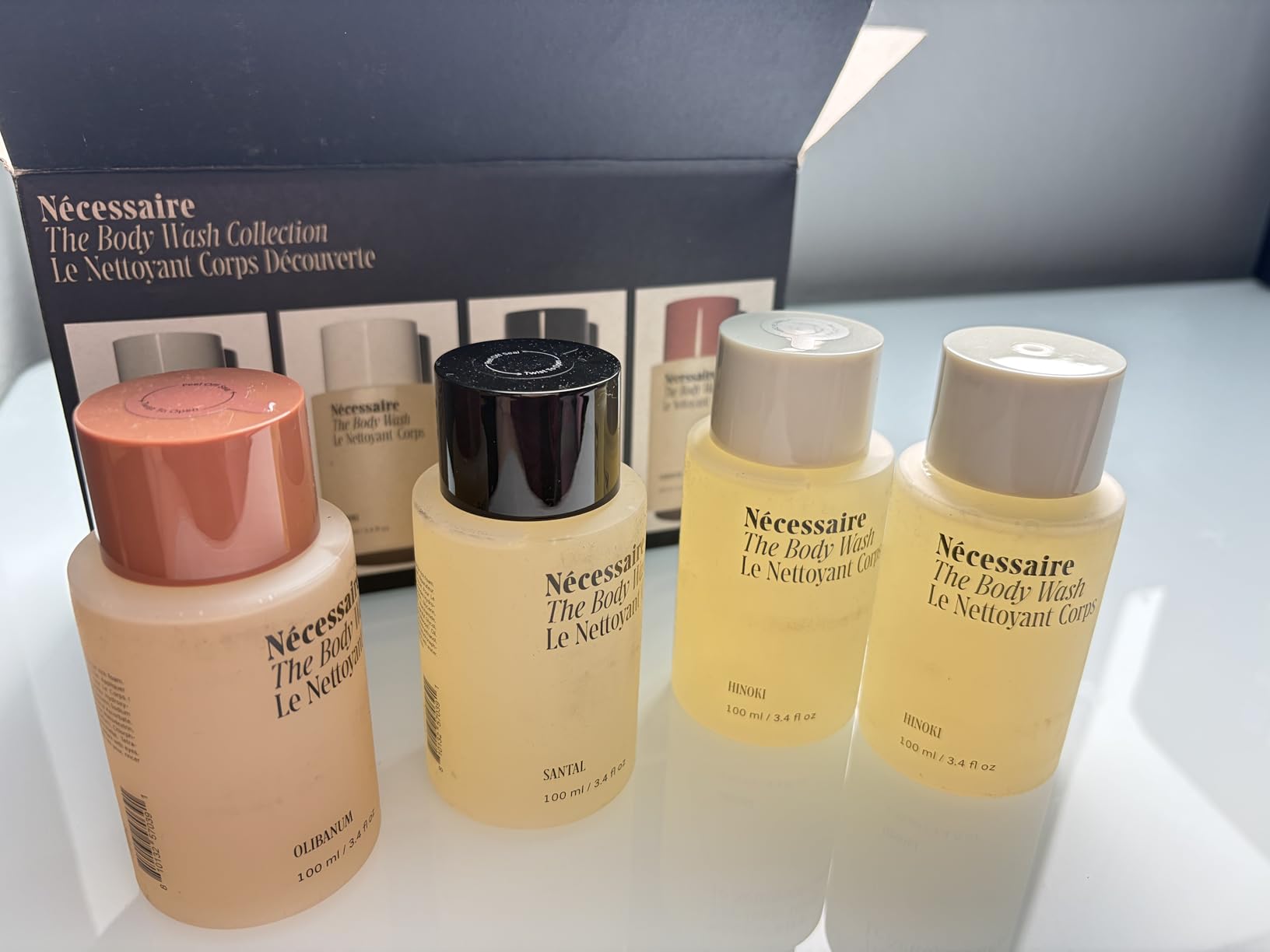 The Body Wash Discovery Set. Multi-Oil Niacinamide Shower Gel Omega 6/9 customer photo 2