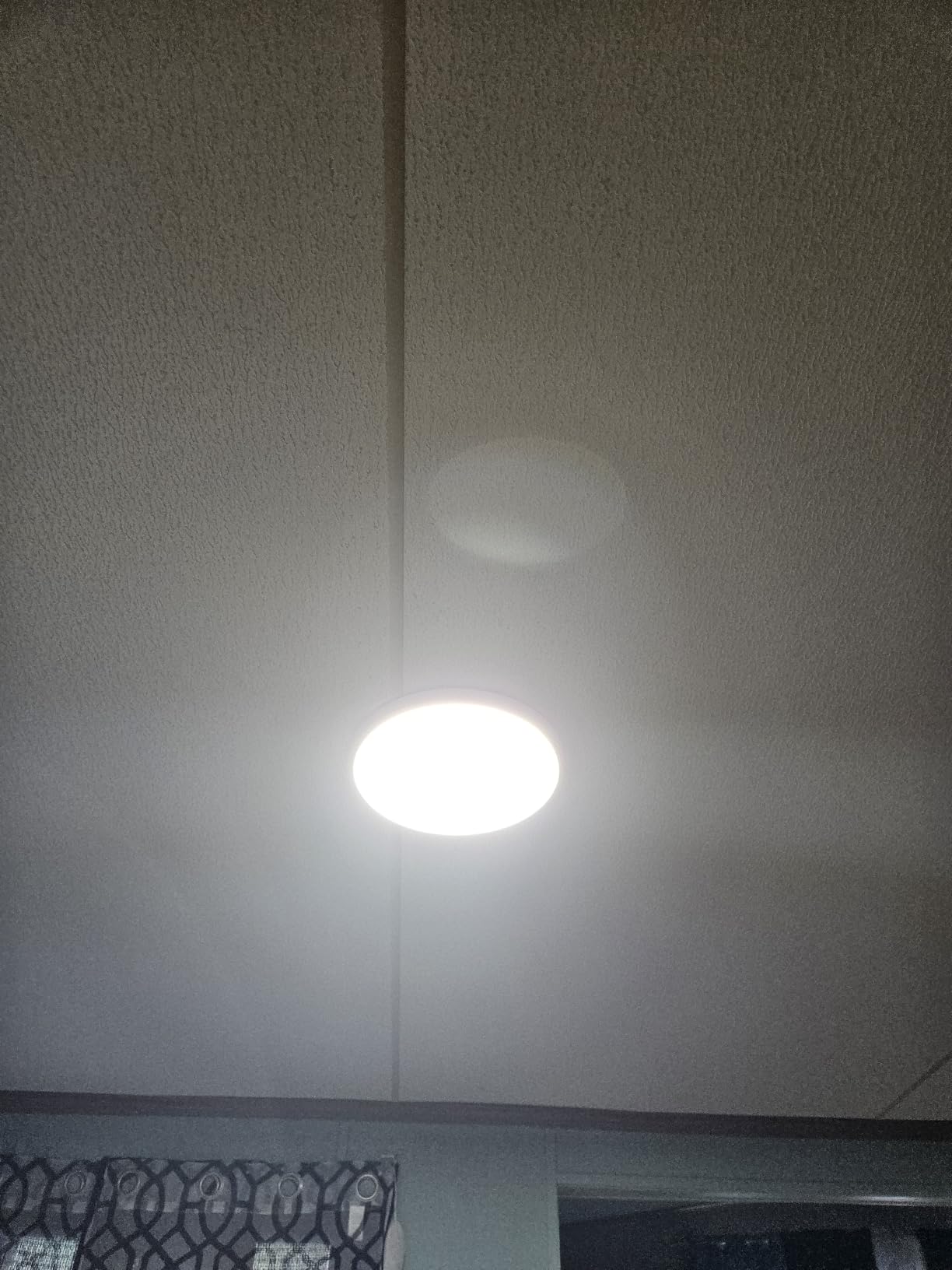 WKONCLDY 5CCT 3000k//3500k/4500k//5000k/6000k Selectable, Dimmable Led Flush Mount Ceiling Light, 20 Inch 5000LM Round Modern Flat Panel,Super Slim for Living Dining Kitchen Bedroom Room customer photo 1