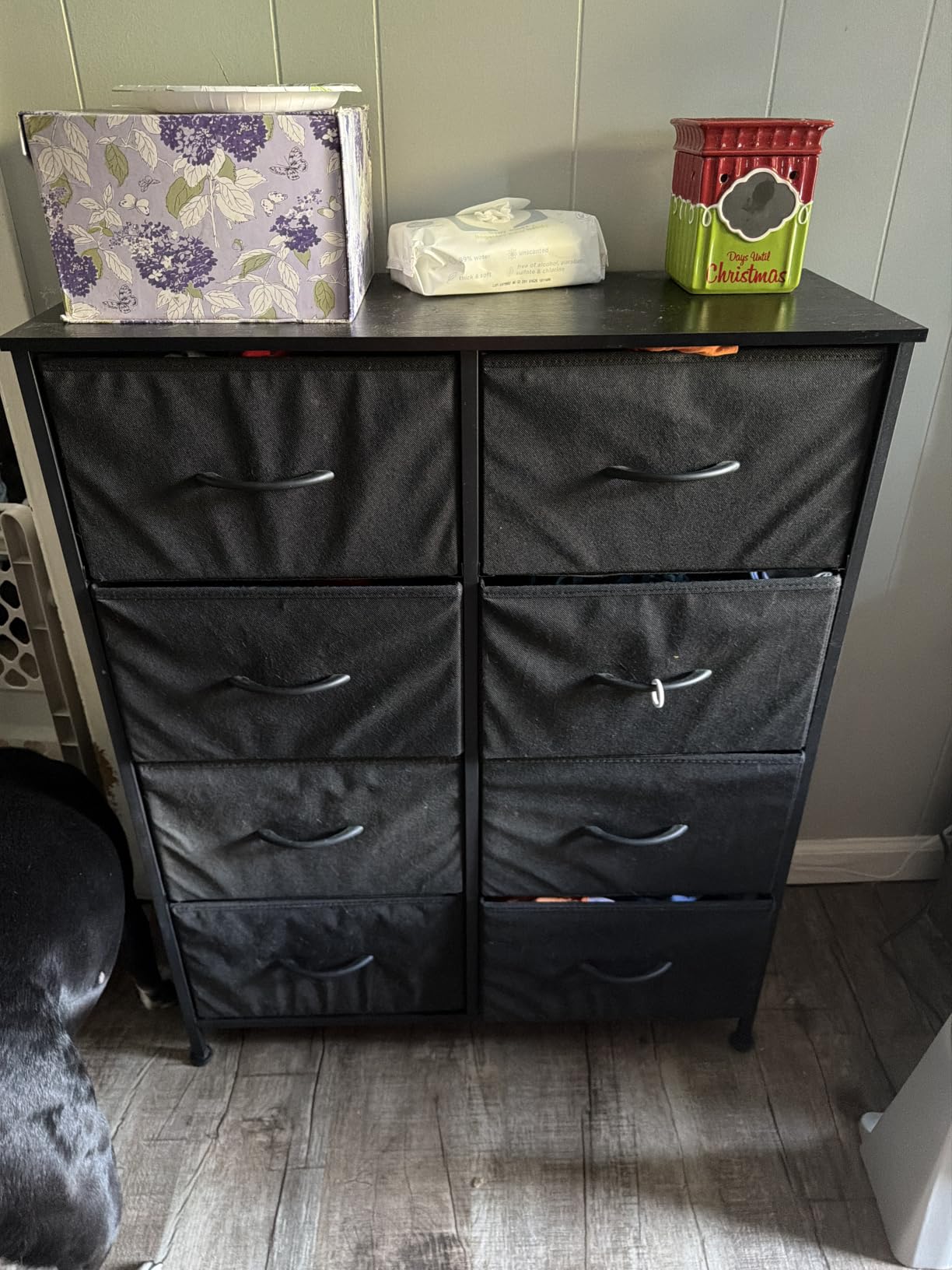 SONGMICS Dresser for Bedroom, Small Dresser with 3 Fabric Drawers customer photo 2