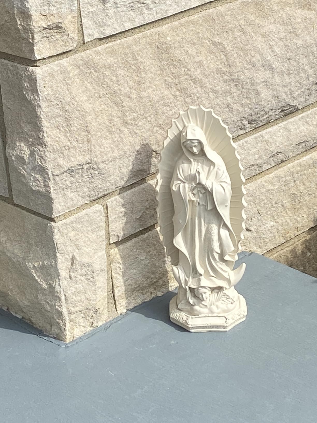 Virgin Mary Statue, 11.6-Inch Our Lady of Guadalupe Resin Figurine customer photo 1