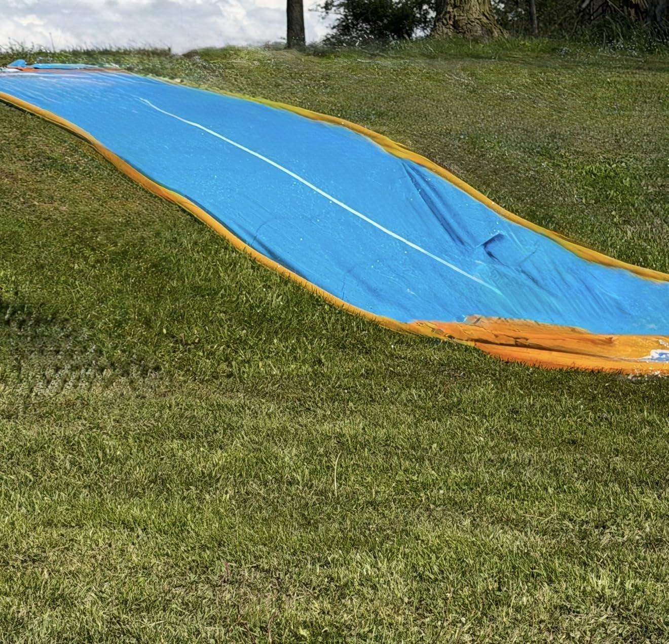 Spring Water Slip and Water Slide, 22ft *2 Lanes Slip Water Slides for Kids Backyards Ages 5-8 8-12 with Sprinkler and Inflatable Bodyboards, Summer Water Fun Toy for Outdoor Lawn Games Play customer photo 2