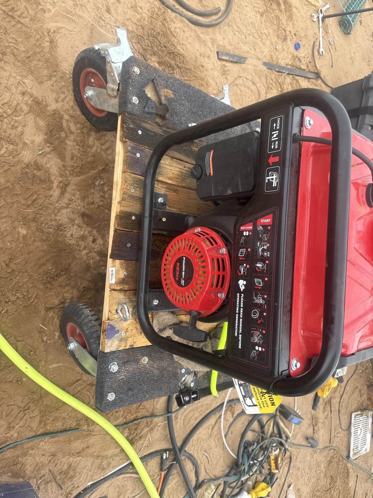 PowerSmart 4500 Watt Portable Generator for Home Use customer photo 2