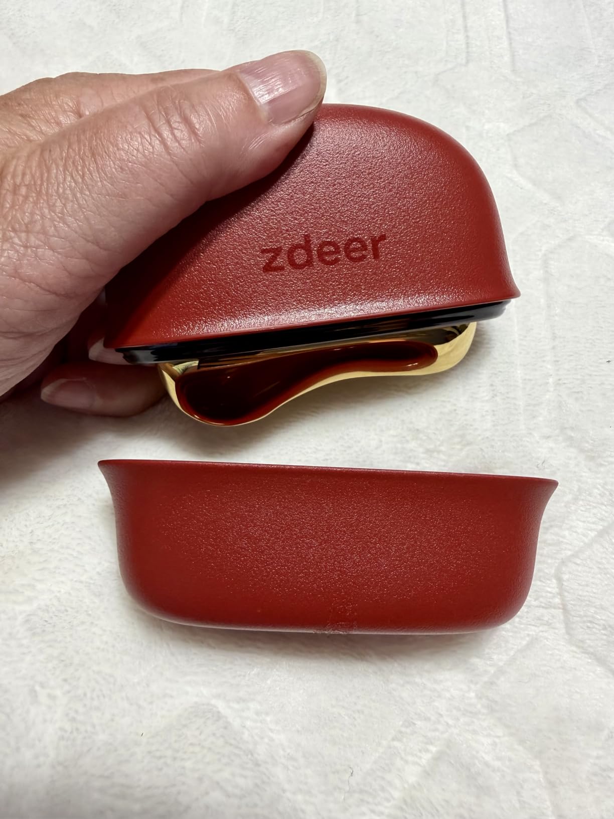 ZDEER GS5 Electric Heated Gua Sha Tool, Red Light Face Massager, Pink | Brass Facial Massager with Vibration, Beauty Device for Face & Neck, Skin Firming Device for Facial Sculpting, Gift for Women customer photo 2