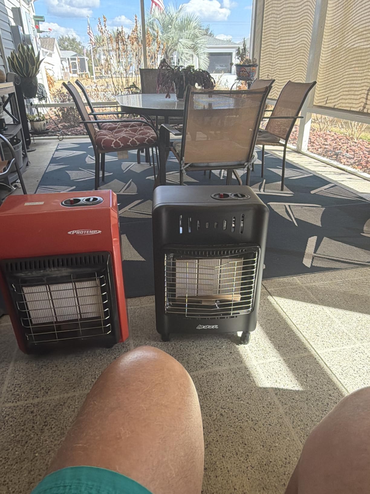 Avenger Portable Outdoor Propane Cabinet Heater – 18,000 BTU Radiant Gas Heater with Tip-Over & ODS Safety Shut-Off - Model # 22BF-A00 customer photo 1