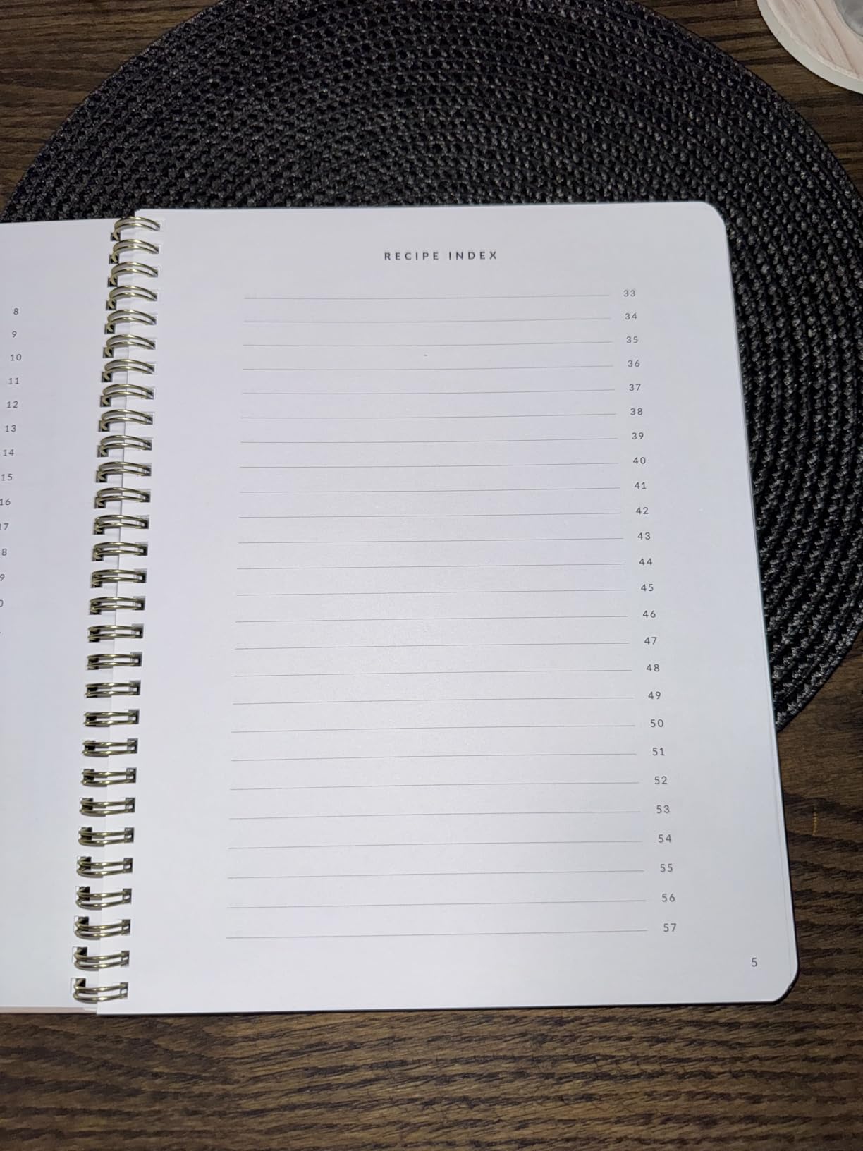 Aesthetic Recipe Book for 100+ Cherished Meals - Blank Cookbook to Write In | Spacious 8.25 X 10 Inch Notebook to Write in Your Own Recipes - Beautiful Pages for Seamless Homemade Dish Planning customer photo 2