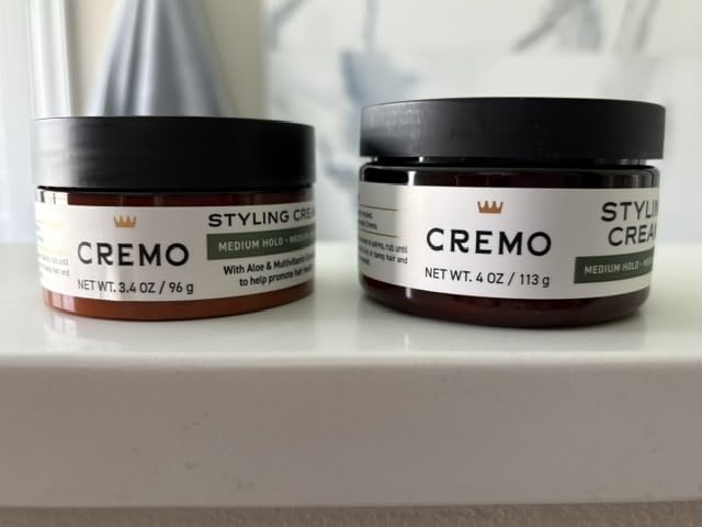 Cremo Hair Clay Pomade for Men, High Hold Matte Finish, 3.4 oz customer photo 2