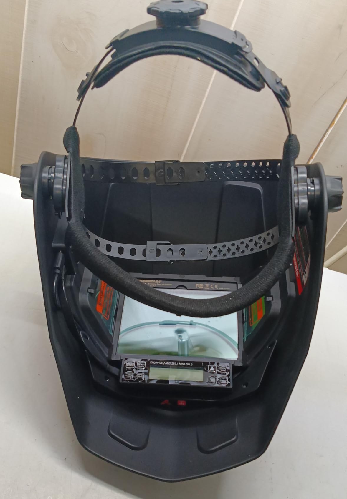 ARCCAPTAIN Intelligent Auto-Darkening Welding Helmet, 180° True Color Hood customer photo 2