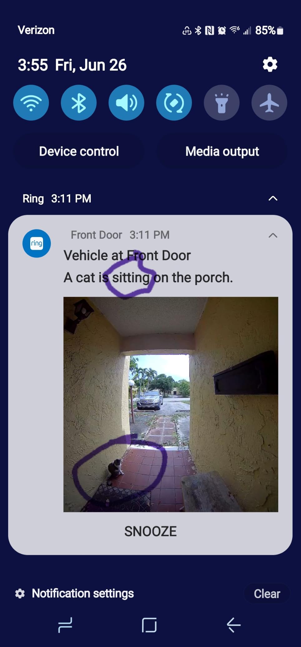 Ring Battery Doorbell 2K (newest model) Retinal 2K with wide-angle video, up to 6x Enhanced Zoom, Two-Way Talk, and Built-In Battery, Matte Mocha customer photo 1