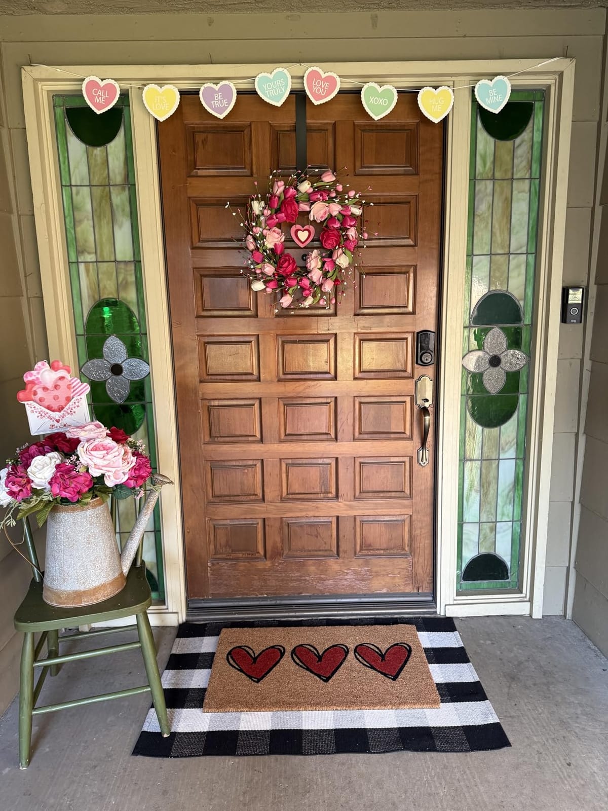 Waipfaru Wreaths for Front Door, 22 Inch Magnolia Door Wreath, 1 Pc customer photo 2