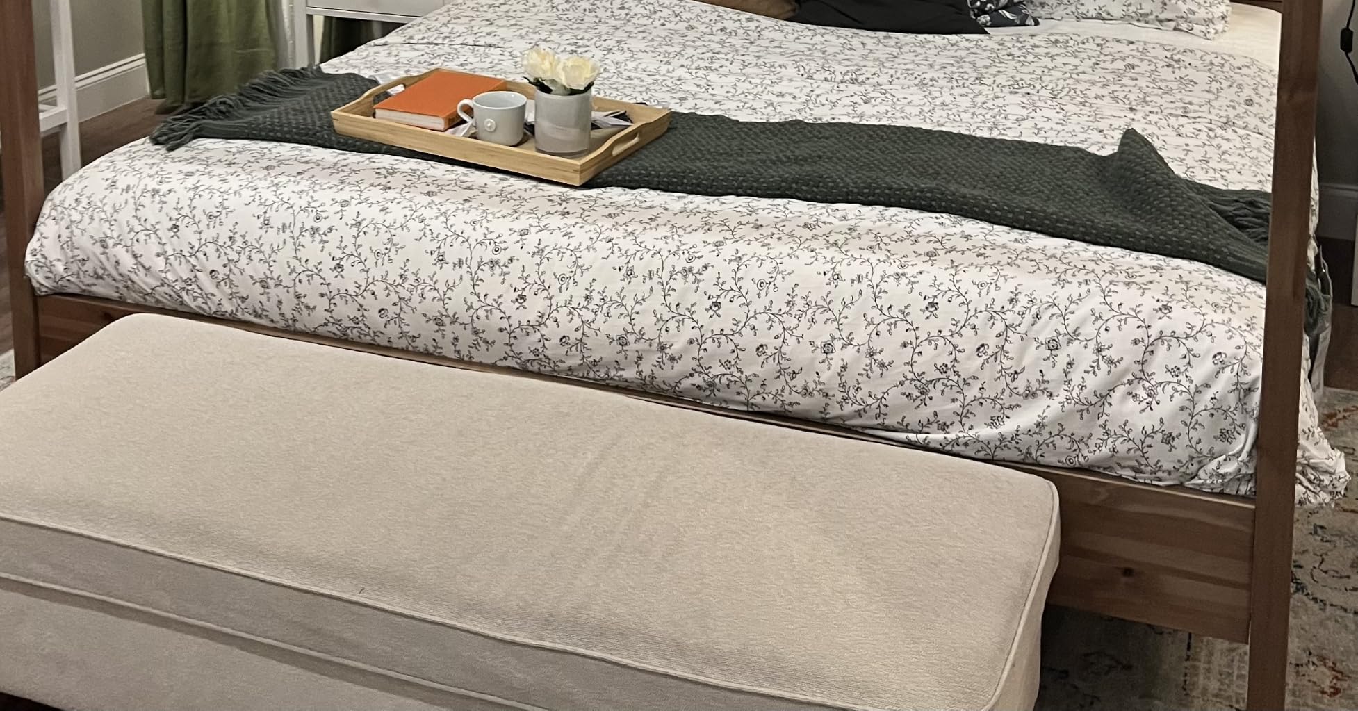 King Mattress,14 Inch king size Mattress in a Box, Medium Firm Hybrid Mattress with Individually Wrapped Pocket Springs for Excellent Motion Isolation & Strong Edge Support, Cooler Breathable Sleep customer photo 1
