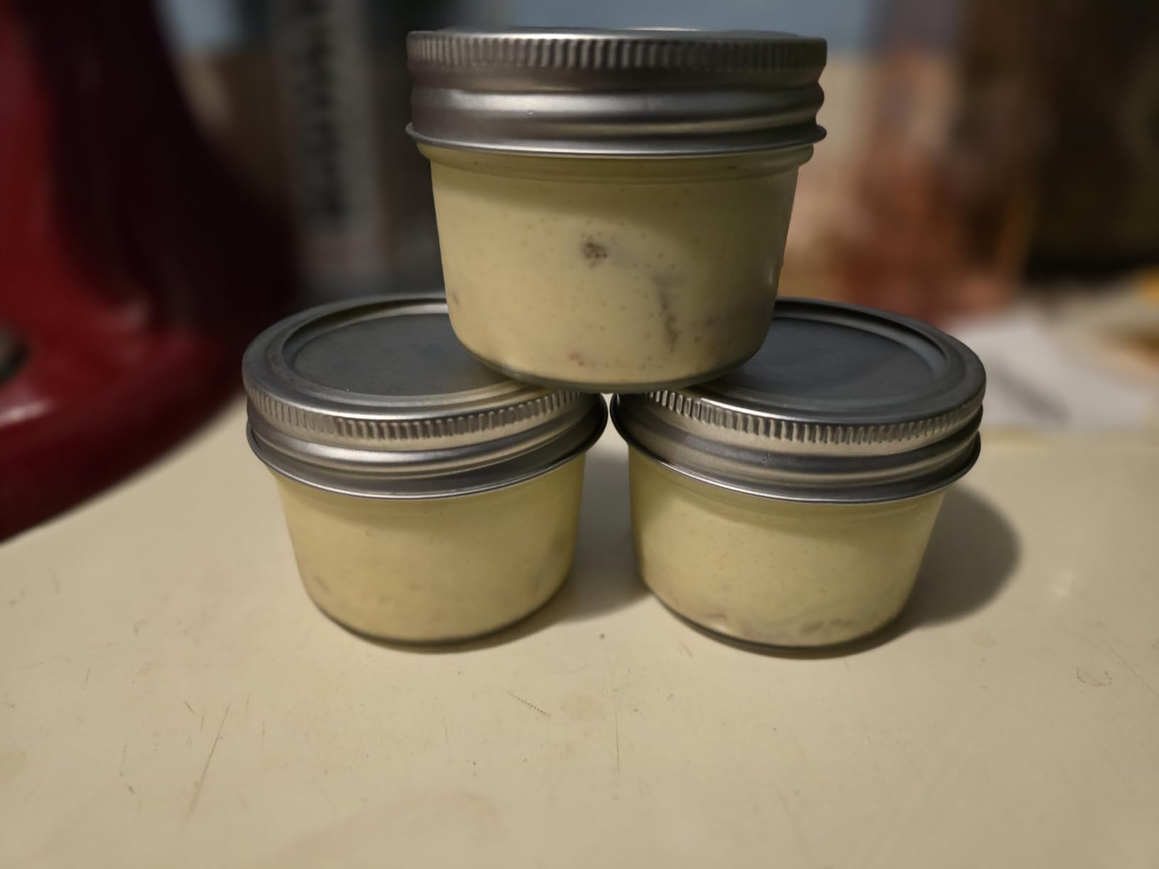ComSaf 8 oz Wide Mouth Mason Jars Bulk Set, 12 Pack Small Jars with Lids customer photo 1