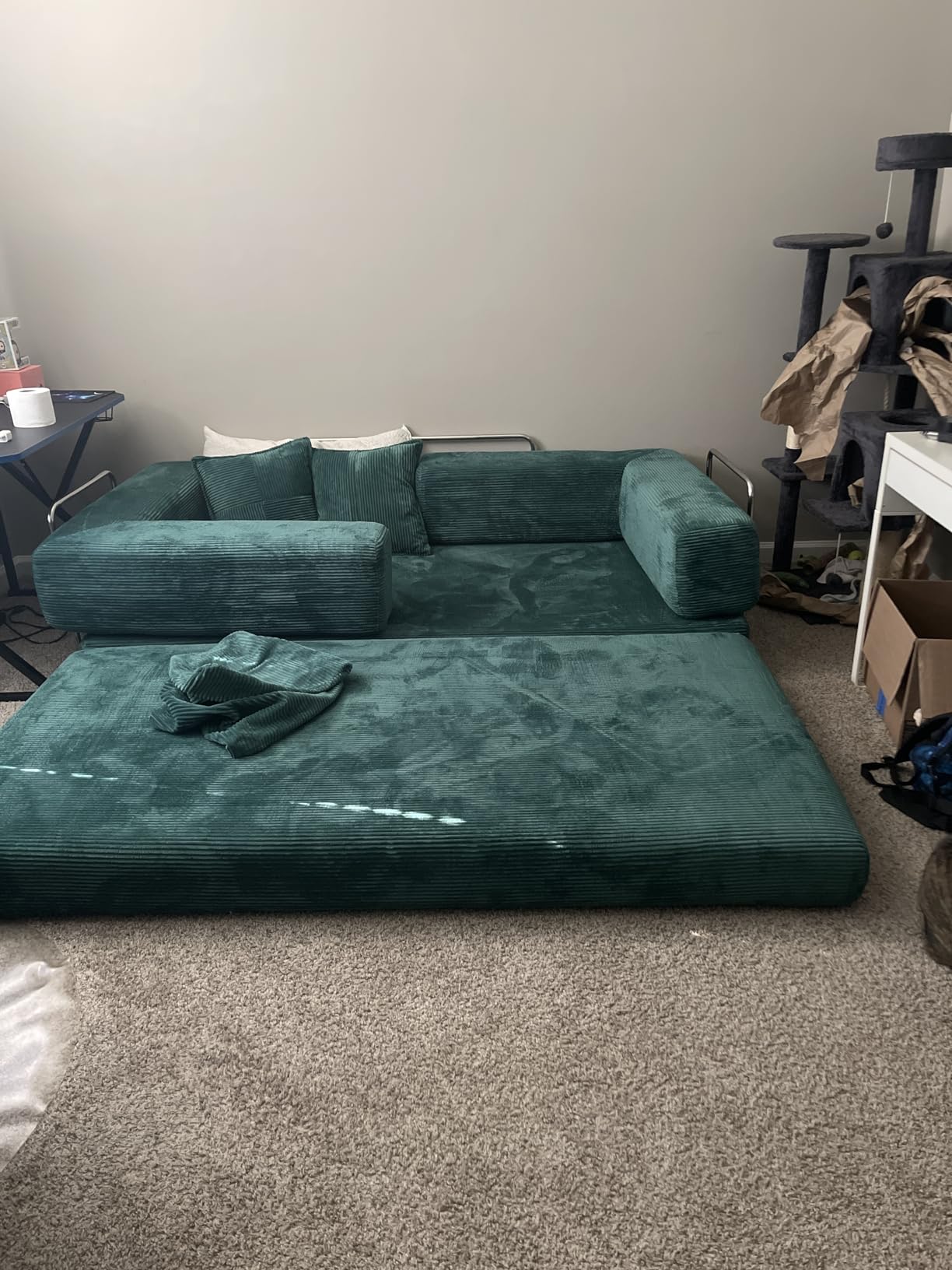 MoonSpeak 78.8'' Futon Sofa Bed, Boneless Couches for Living Room customer photo 2