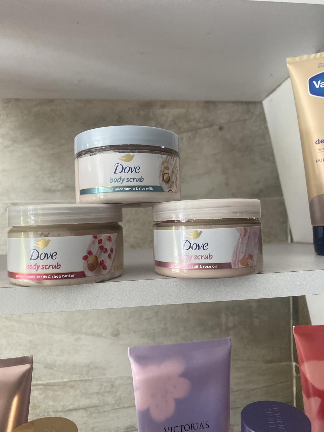 Dove Mixed Body Scub Trial Pack 3 Pack for Women 3.5 oz customer photo 1
