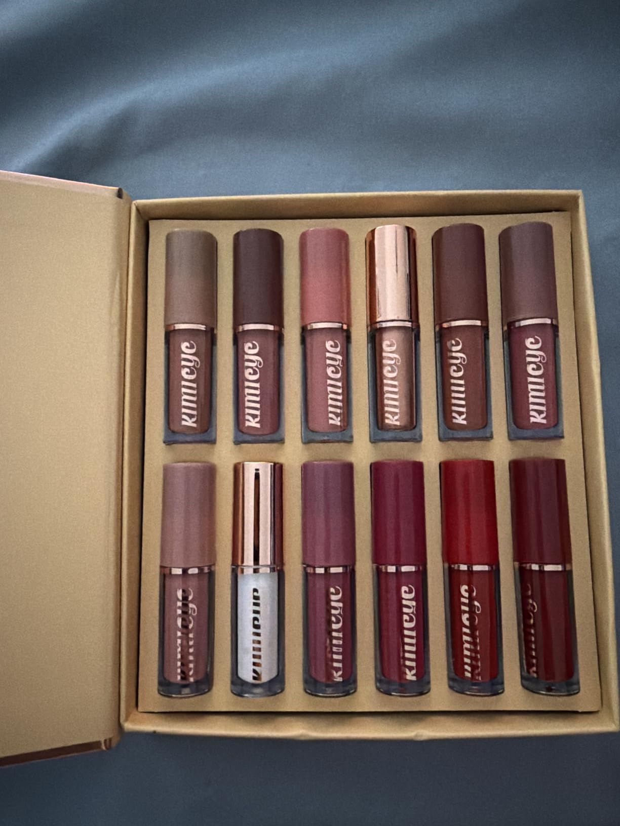 12 Colors Matte Lipstick Set, Lip Tint Stain Makeup, 1 fl oz,Set D customer photo 1