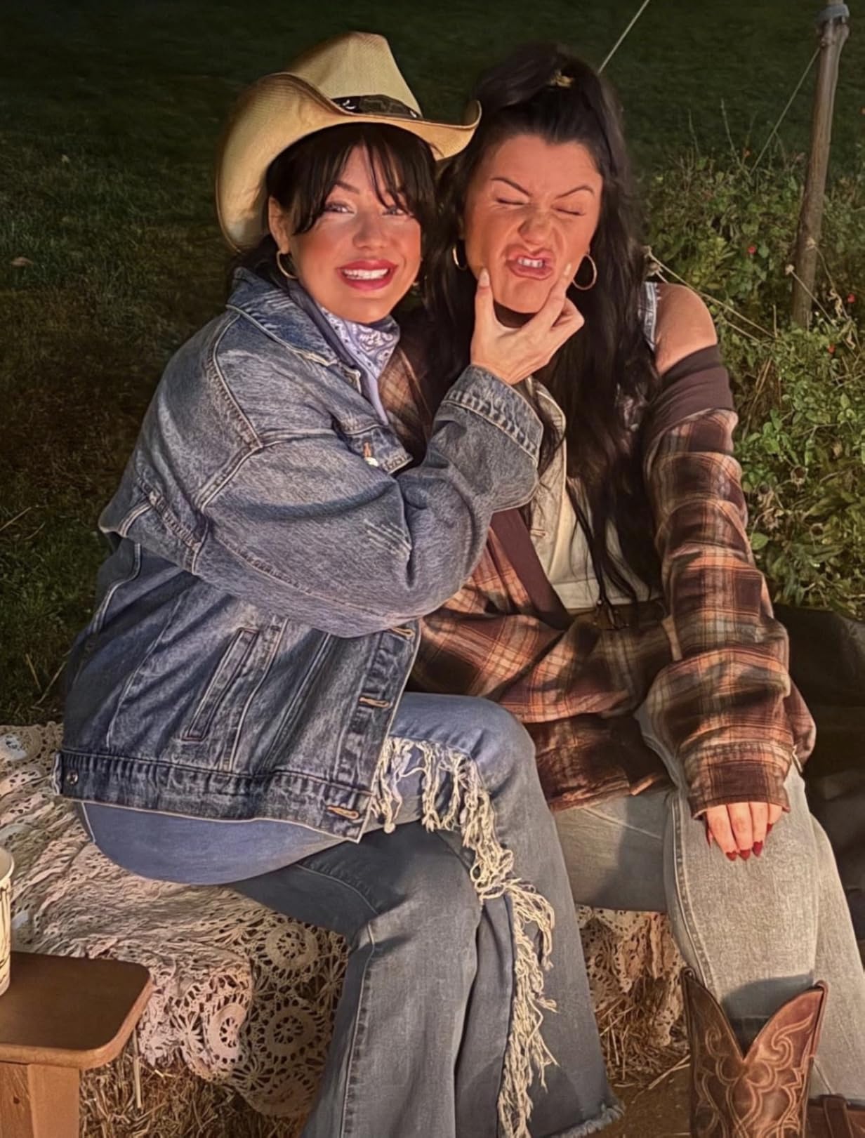 YOUBADU Western Straw Cowboy and Cowgirl Hats with Decorative Bands - Unisex Wide Brim Raffia Style Sun Hat customer photo 2