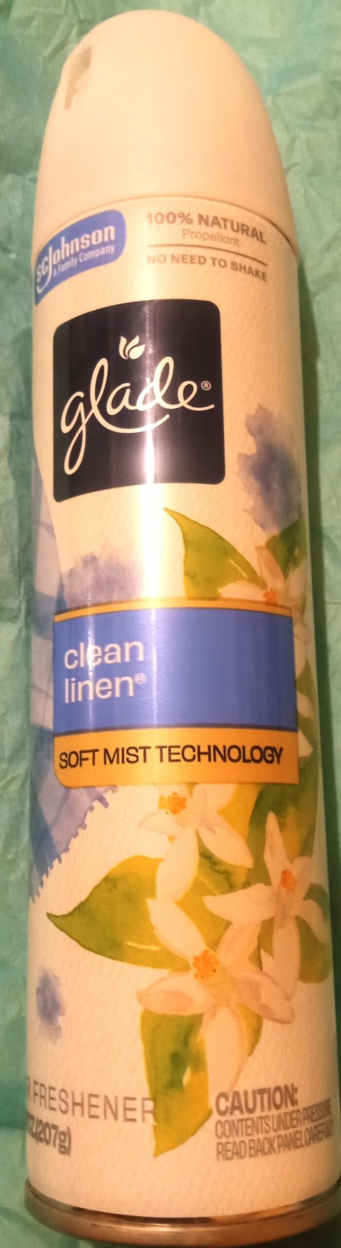 Glade Air Freshener Room Spray, Clean Linen Scent, Odor Fighting to Deliver Long Lasting Freshness, 7.3 Oz, 6 Count customer photo 1