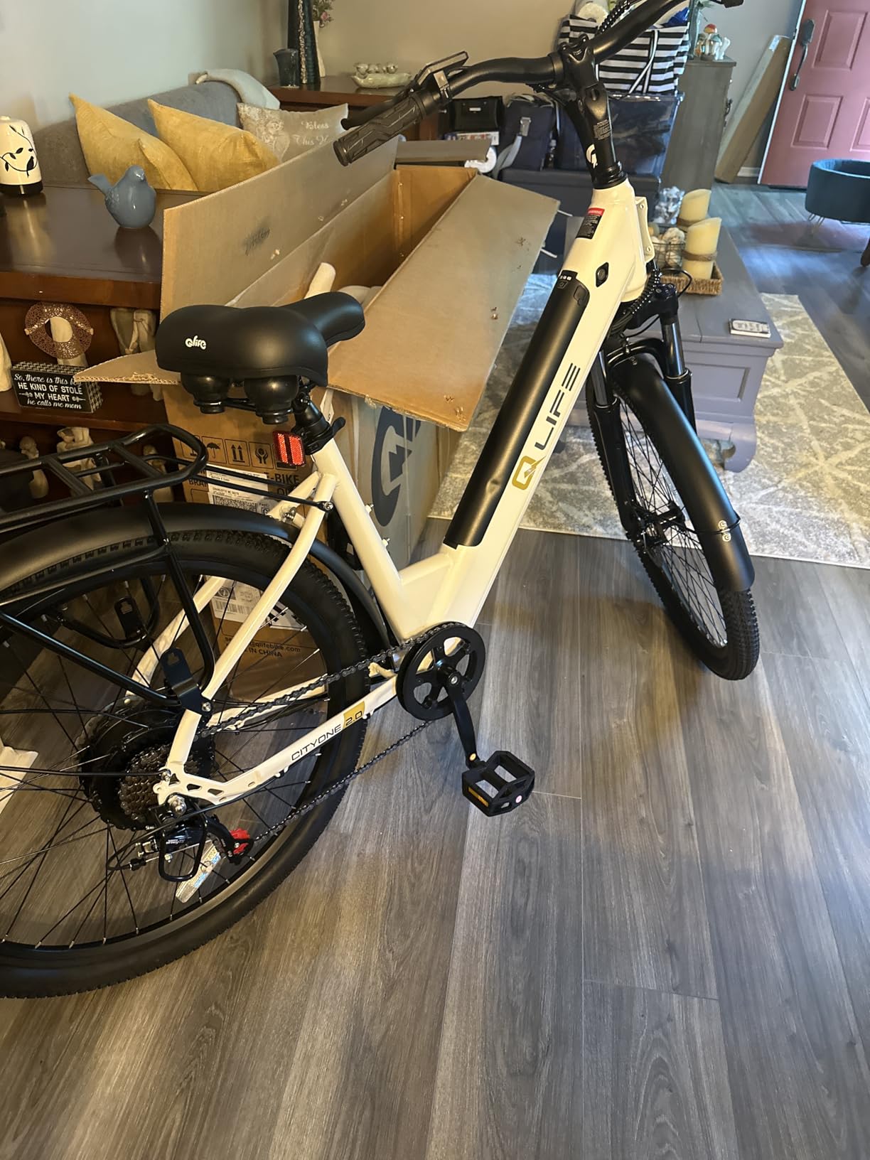 Qlife Cityone 2.0/Cityone Plus Electric Bike for Adults-1200W Peak Motor customer photo 1