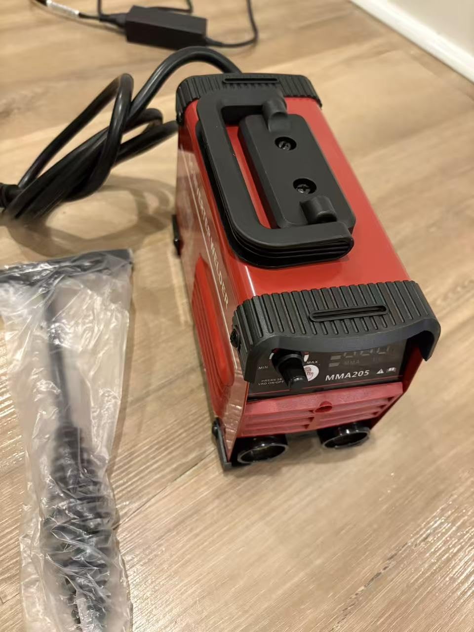 HONE Stick Welder 110v, Upgraded 205Amp Mini Welding Machine with Lift Tig Welding, IGBT Inverter Arc Welder Machine 110v with Hot Start Arc Force Anti-Stick VRD for 1/16