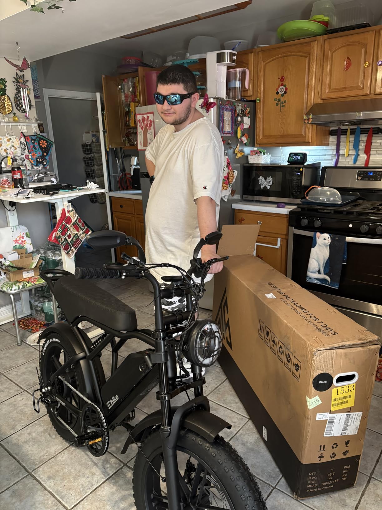 TST Electric Bike for Adults, 48V 15Ah Battery, 1500W Peak Motor, Fat Tire customer photo 2