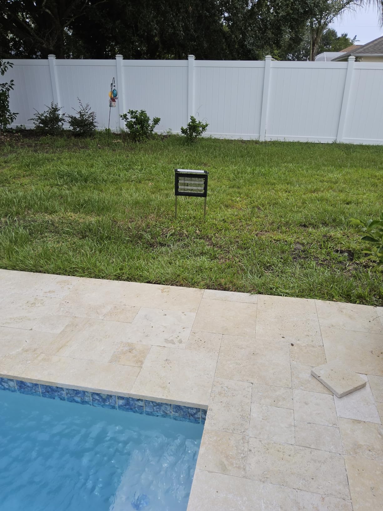 Solar Bug Zapper Outdoor, 4500V Mosquito & Fly Zapper with UV Light, Smart Auto Mode, 4000mAh USB-C Rechargeable Cordless Mosquito Killer Lamp, IP66 Waterproof for Patio Backyard Garden Camping customer photo 1