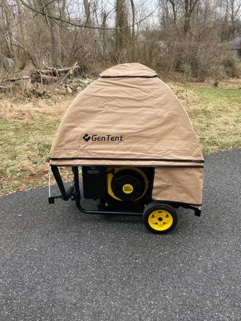GenTent Universal Open Frame Generator Tent, Gray, Original - Standard customer photo 2