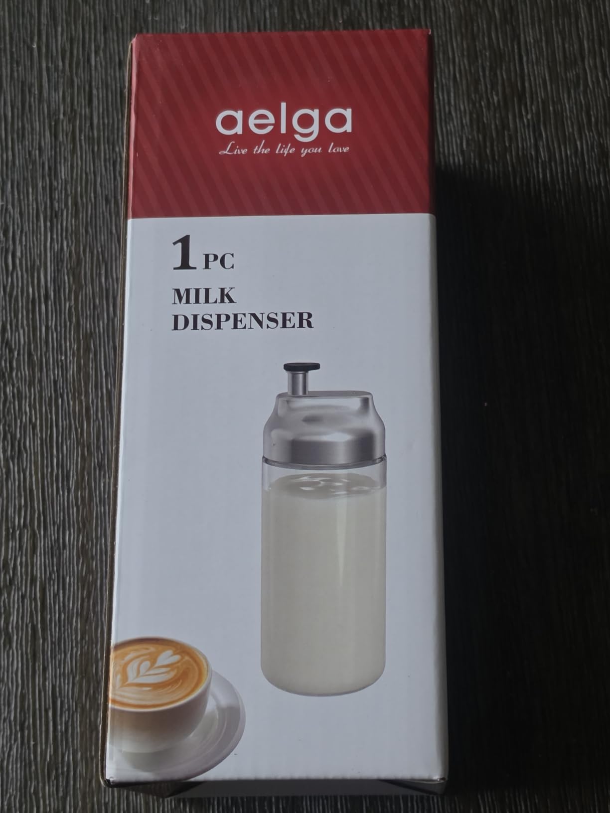 Aelga 12 oz Glass Creamer Milk Dispenser with Drip-Free Spout | Borosilicate Glass Creamer, Reusable Milk Pitcher with Lid, Nut Milk, Juice, Syrup & Coffee Creamer, Dishwasher Safe customer photo 1