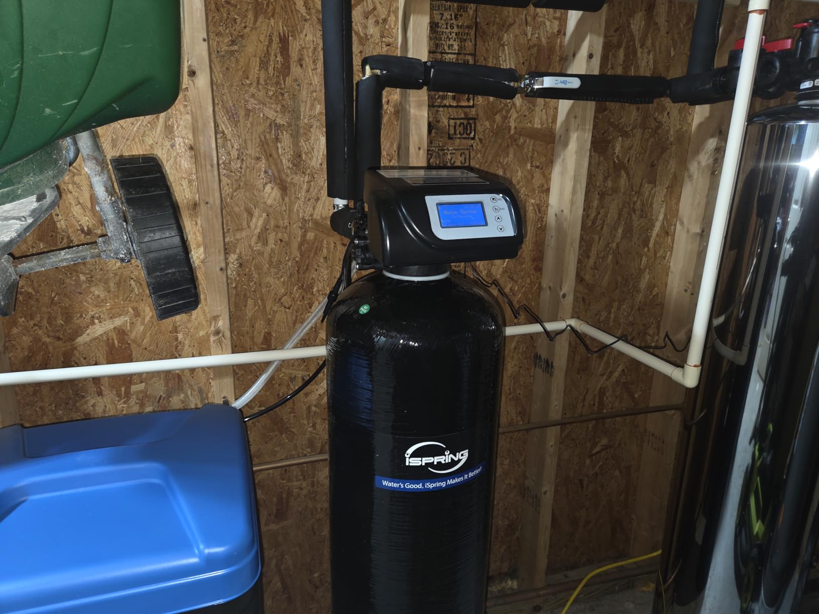 iSpring WCSTB45KG 45,000 Grains Whole House Water Softener with Brine Tank customer photo 1