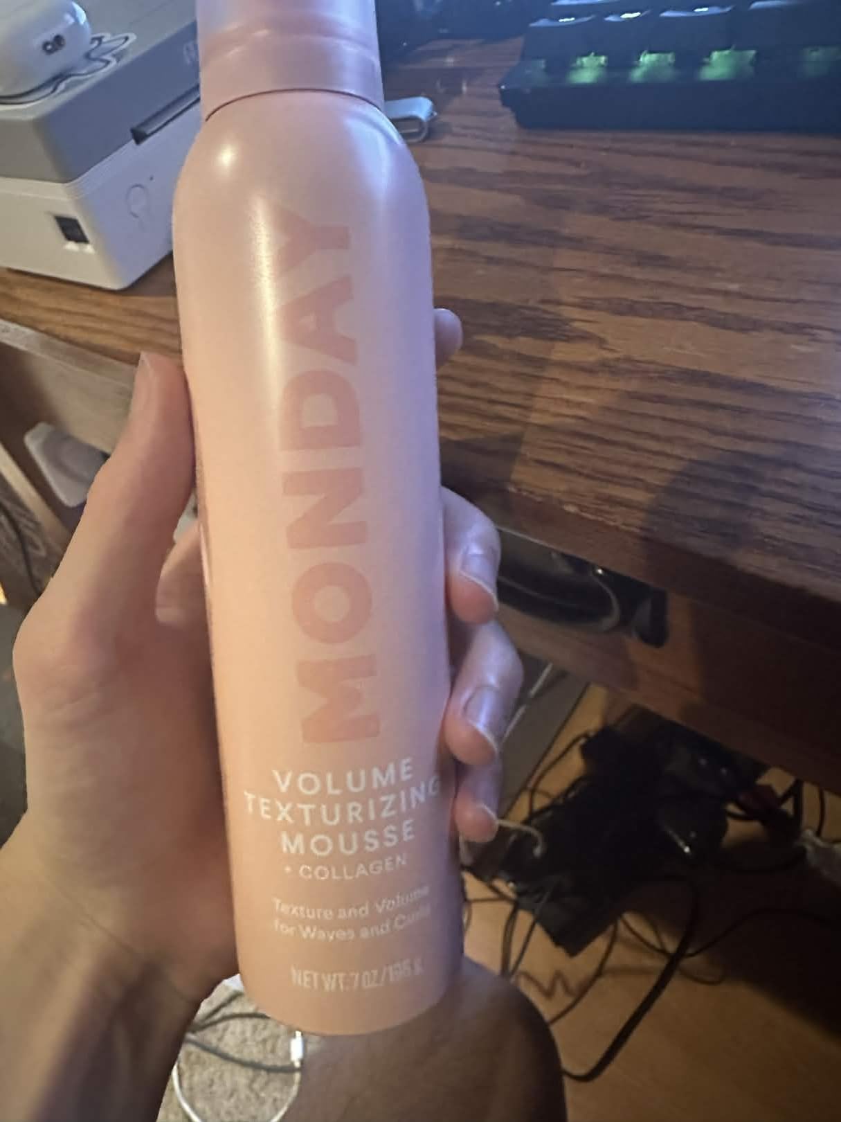 MONDAY HAIRCARE VOLUME Texturizing Mousse with Hydrolysed Collagen – For Instant Texture & Volume, 7 oz(Pack of 2) customer photo 2